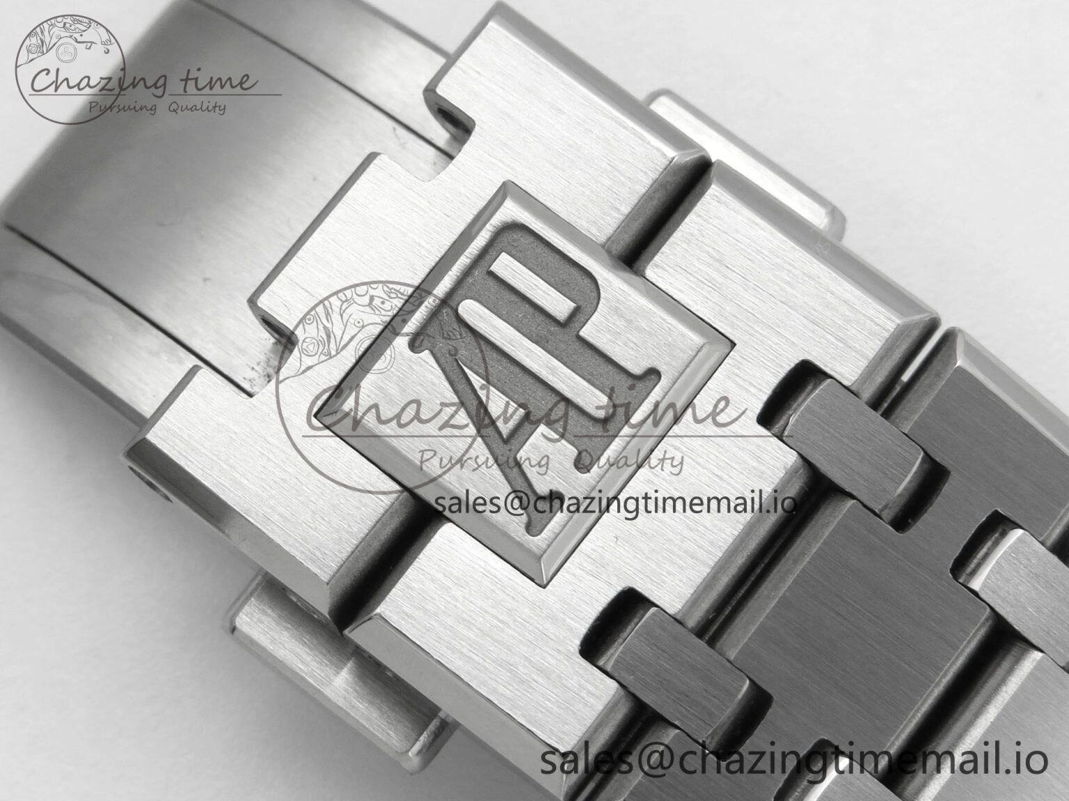 Royal Oak 41mm 15500 SS RSF 1:1 Best Edition Gray Dial on SS Bracelet SA4302 Super Clone