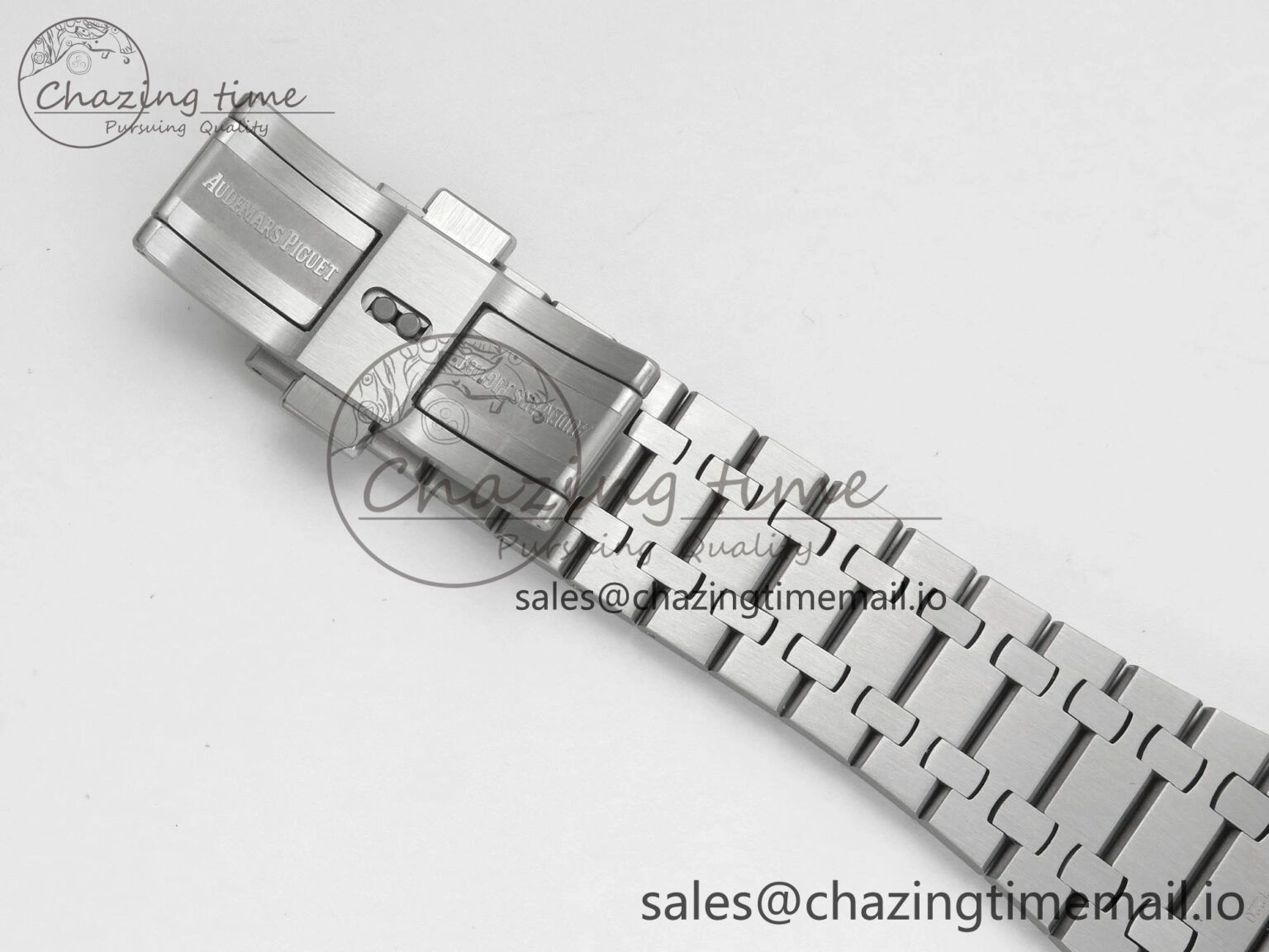 Royal Oak 41mm 15500 SS RSF 1:1 Best Edition Gray Dial on SS Bracelet SA4302 Super Clone
