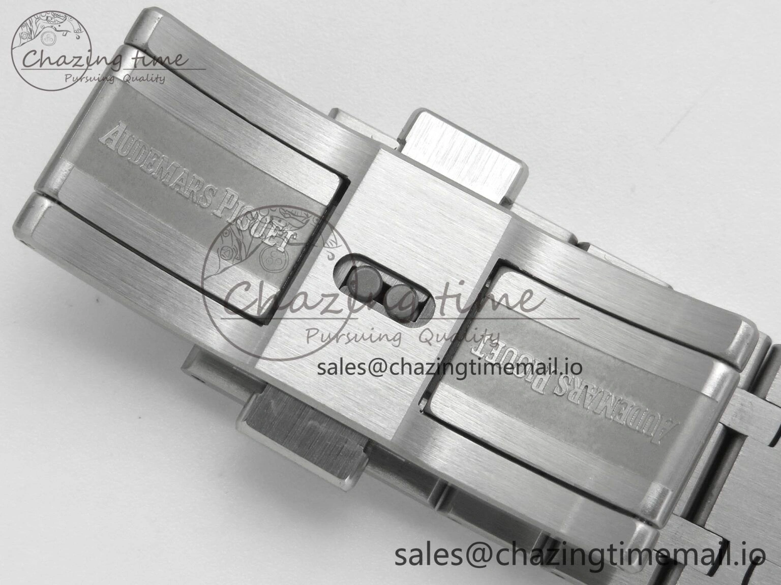 Royal Oak 41mm 15500 SS RSF 1:1 Best Edition Gray Dial on SS Bracelet SA4302 Super Clone