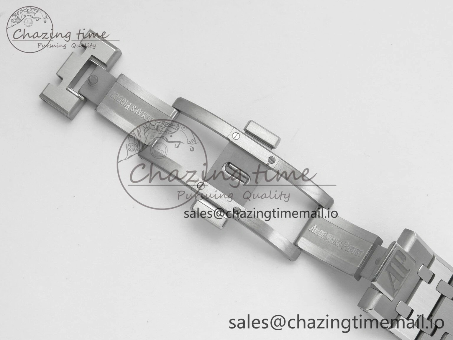 Royal Oak 41mm 15500 SS RSF 1:1 Best Edition Gray Dial on SS Bracelet SA4302 Super Clone