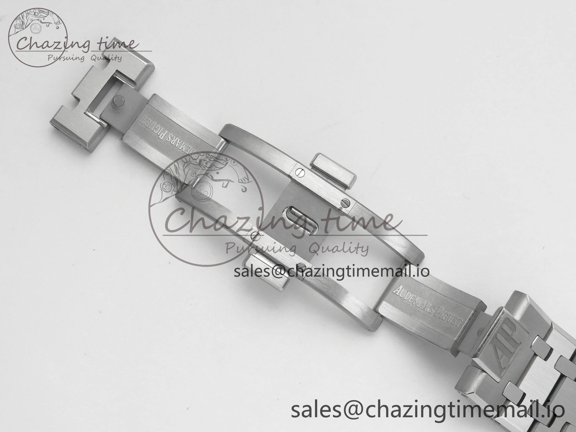 Royal Oak 41mm 15500 SS RSF 1:1 Best Edition Gray Dial on SS Bracelet SA4302 Super Clone