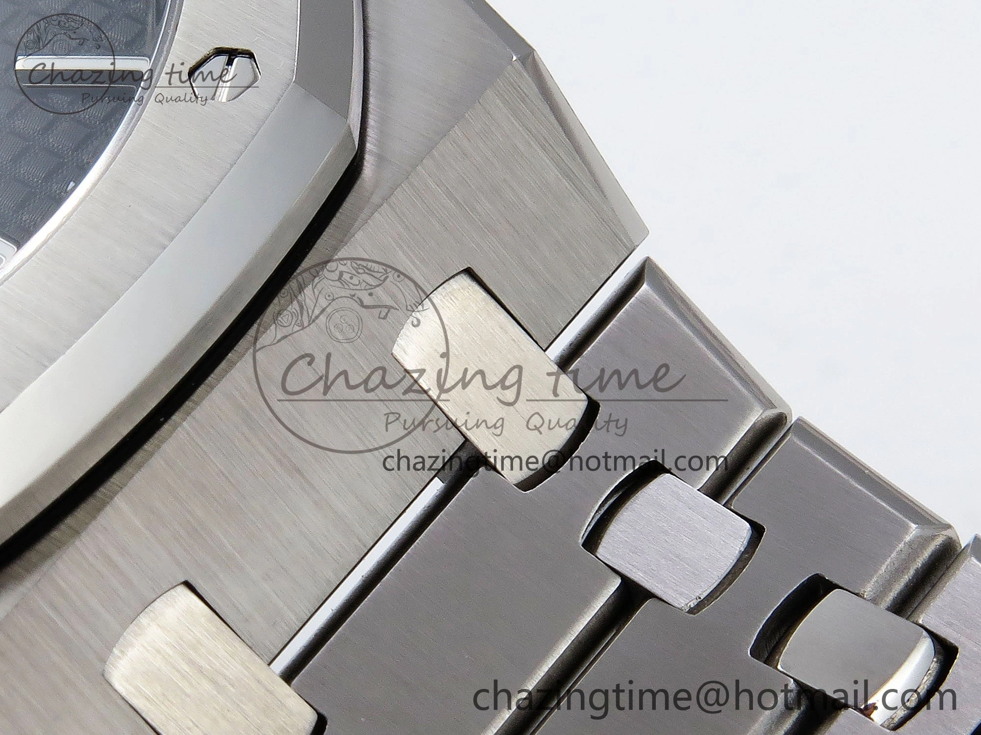 Royal Oak 41mm 15500 SS SF 1:1 Best Edition Black Dial on SS Bracelet SA4302 Super Clone