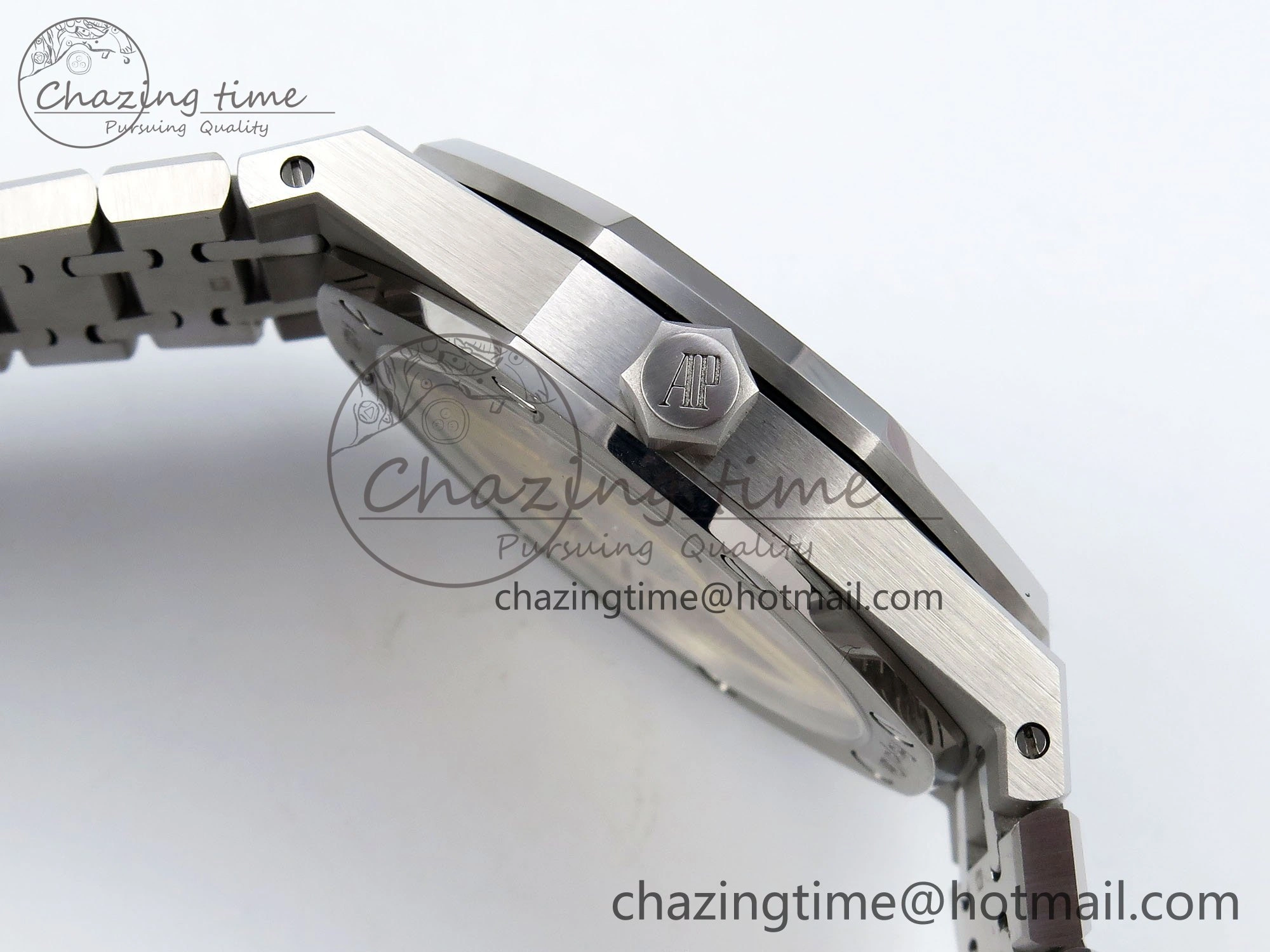 Royal Oak 41mm 15500 SS SF 1:1 Best Edition Blue Dial on SS Bracelet SA4302 Super Clone