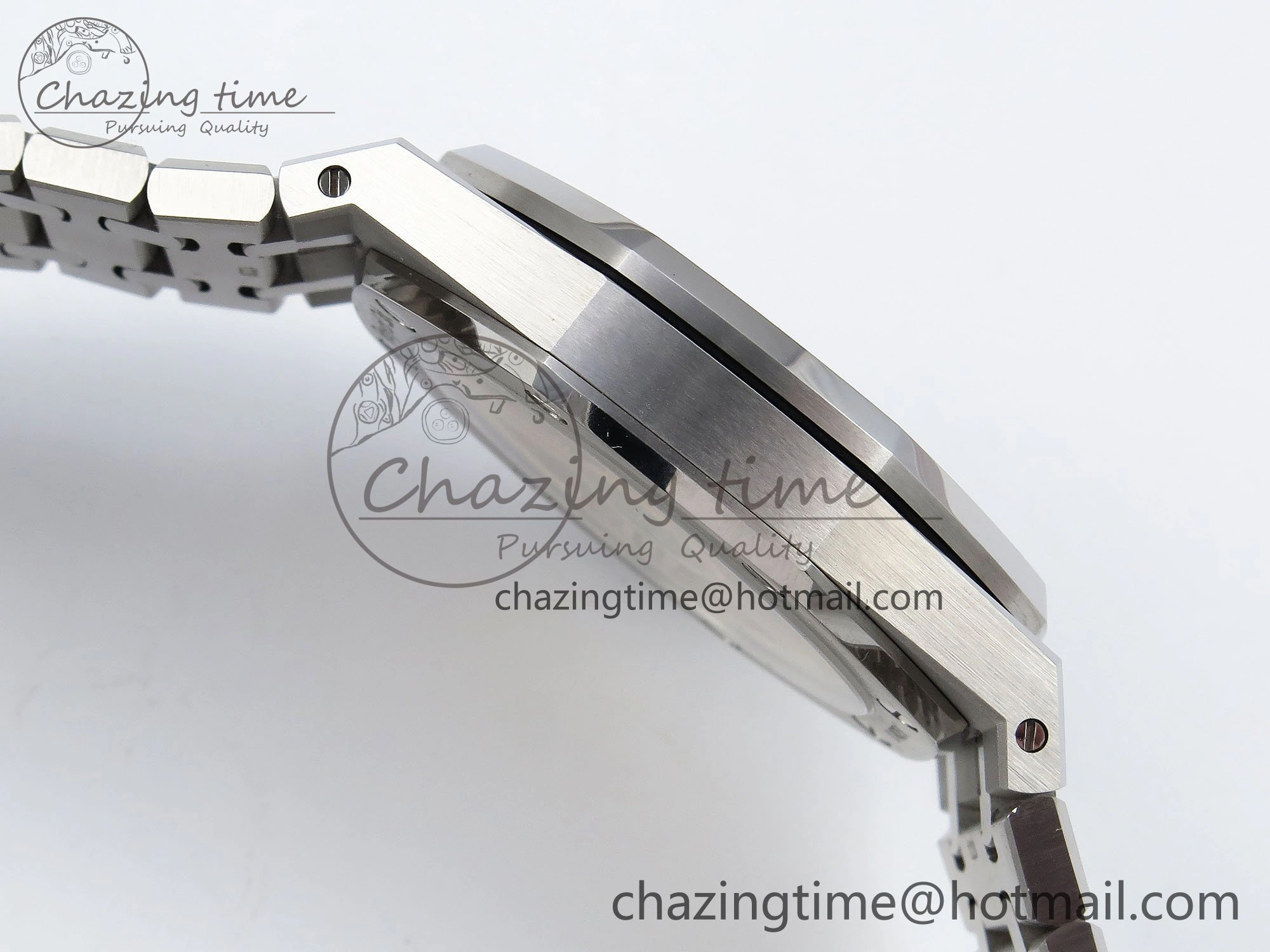 Royal Oak 41mm 15500 SS SF 1:1 Best Edition Blue Dial on SS Bracelet SA4302 Super Clone