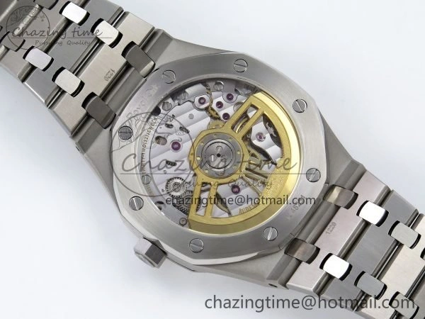 Royal Oak 41mm 15500 SS SF 1:1 Best Edition Blue Dial on SS Bracelet SA4302 Super Clone