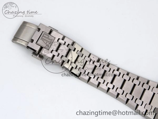 Royal Oak 41mm 15500 SS SF 1:1 Best Edition Blue Dial on SS Bracelet SA4302 Super Clone