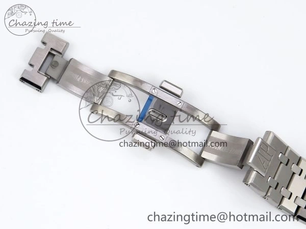 Royal Oak 41mm 15500 SS SF 1:1 Best Edition Blue Dial on SS Bracelet SA4302 Super Clone