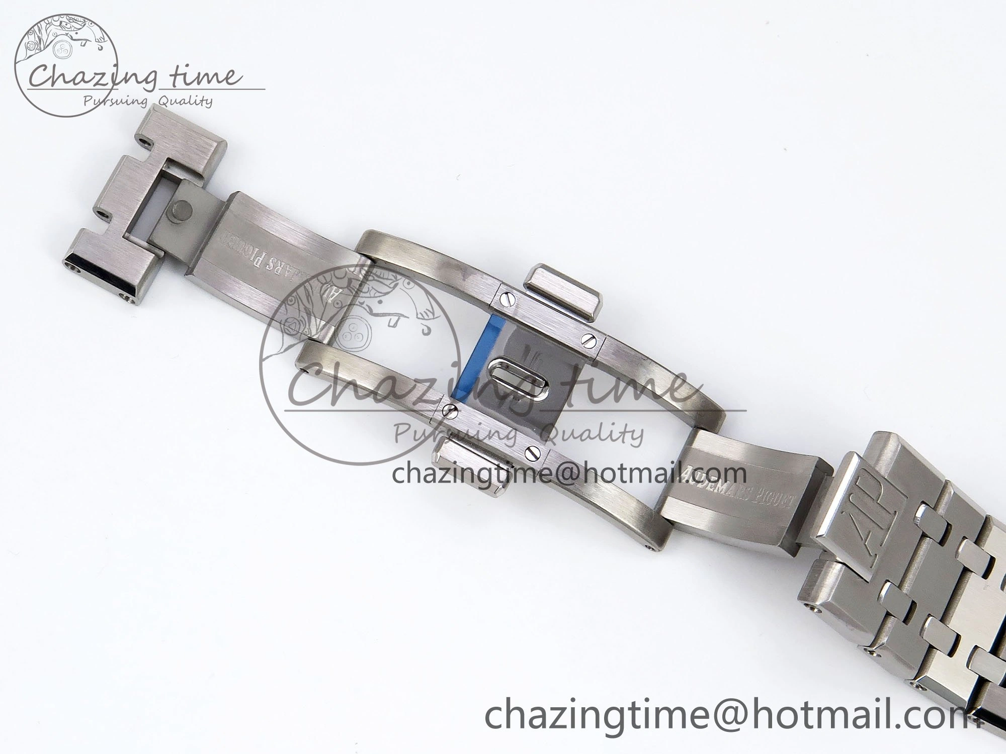 Royal Oak 41mm 15500 SS SF 1:1 Best Edition Blue Dial on SS Bracelet SA4302 Super Clone