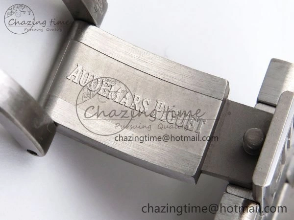Royal Oak 41mm 15500 SS SF 1:1 Best Edition White Dial on SS Bracelet SA4302 Super Clone