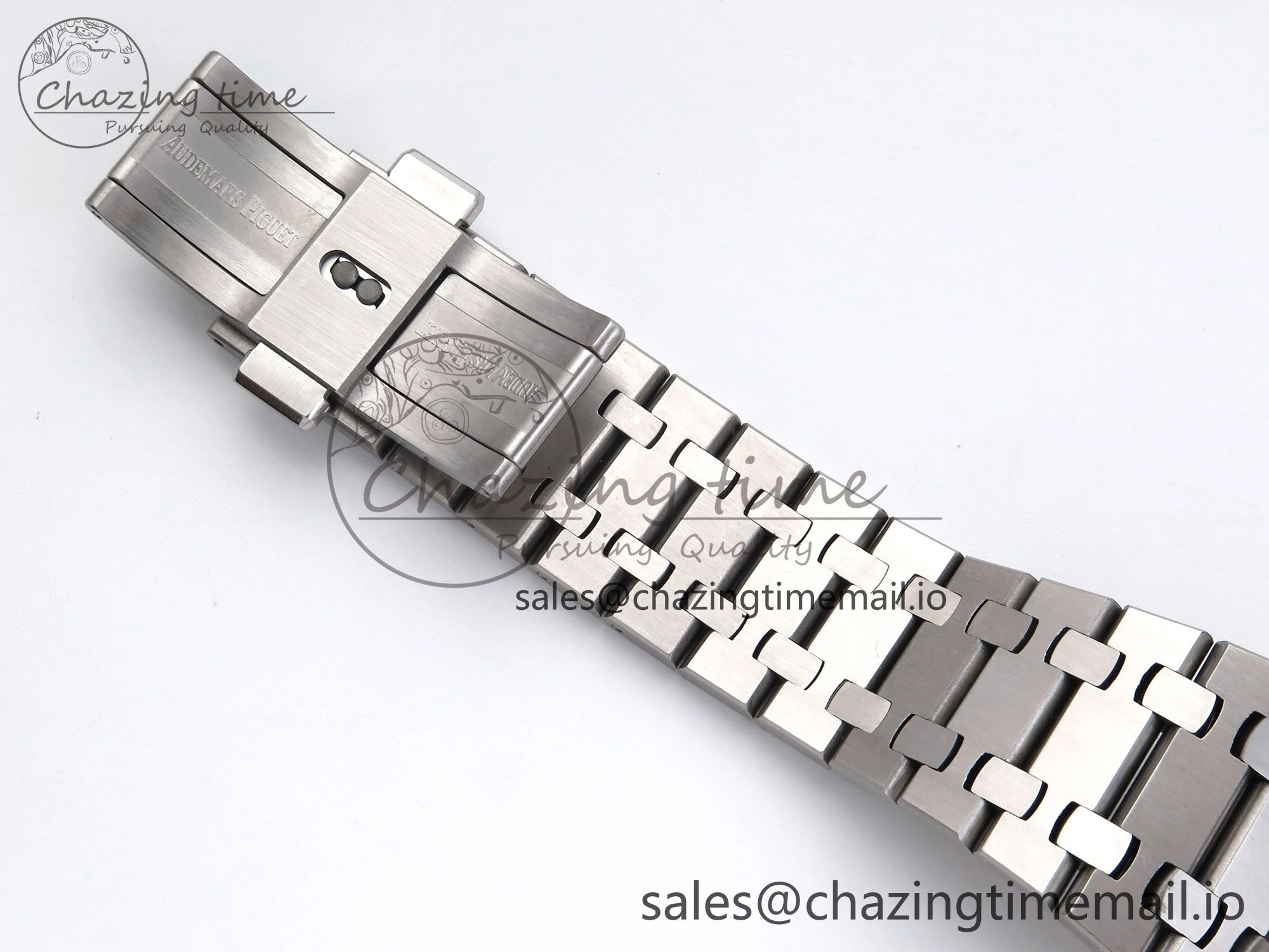 Royal Oak 41mm 15500 SS TKF 1:1 Best Edition Gray Dial on SS Bracelet SA4302 Super Clone