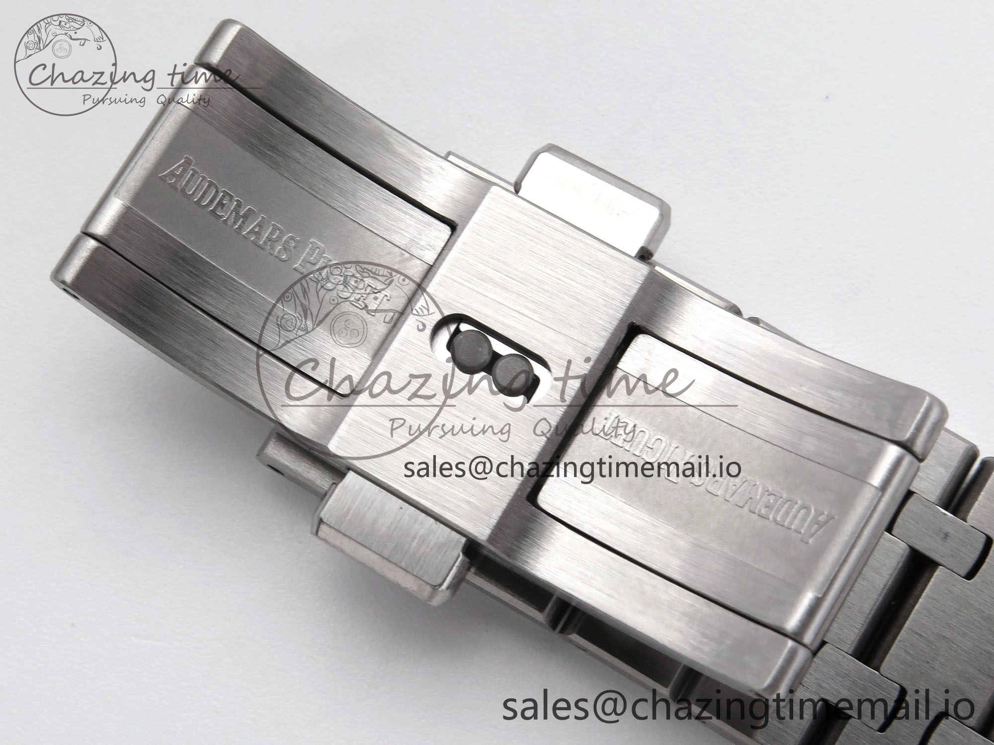Royal Oak 41mm 15500 SS TKF 1:1 Best Edition Gray Dial on SS Bracelet SA4302 Super Clone