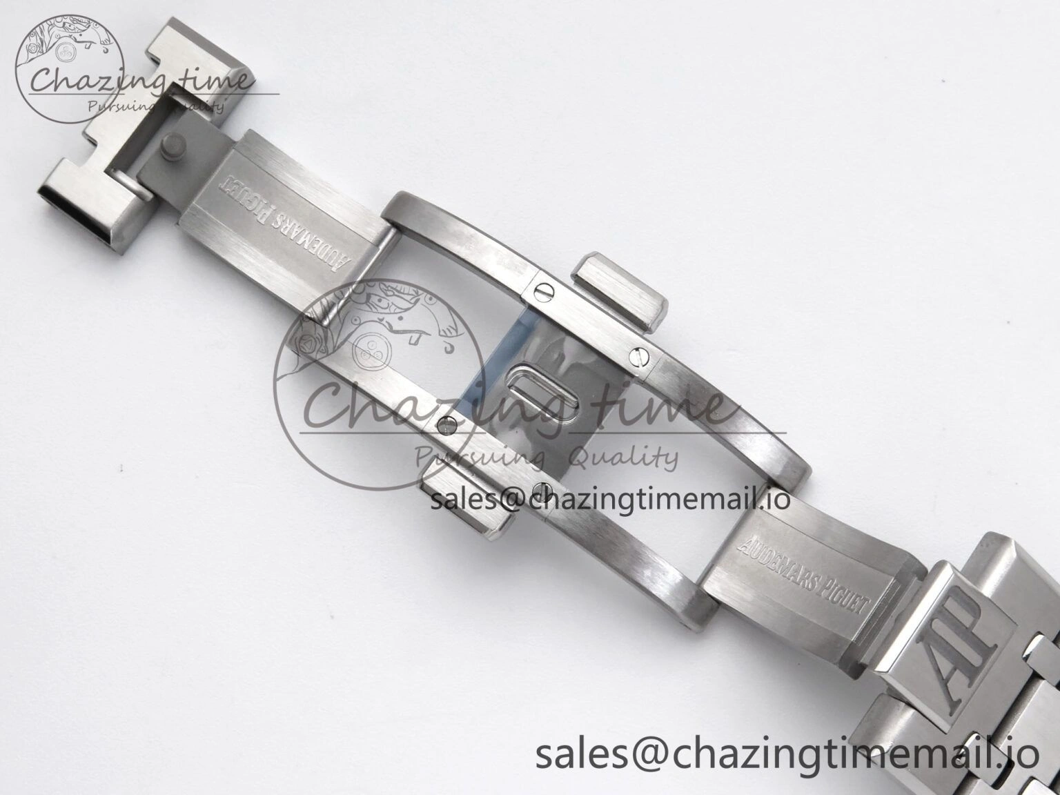 Royal Oak 41mm 15500 SS TKF 1:1 Best Edition Gray Dial on SS Bracelet SA4302 Super Clone