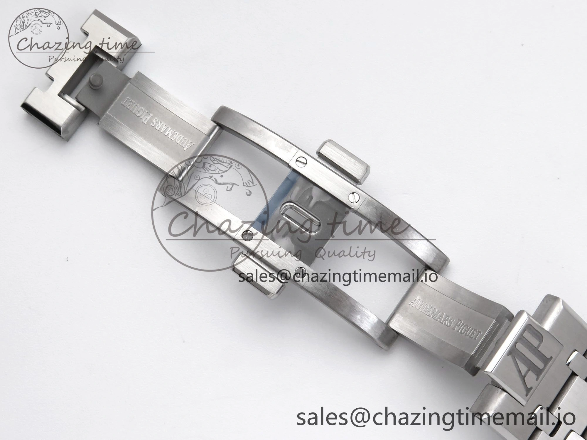 Royal Oak 41mm 15500 SS TKF 1:1 Best Edition Gray Dial on SS Bracelet SA4302 Super Clone
