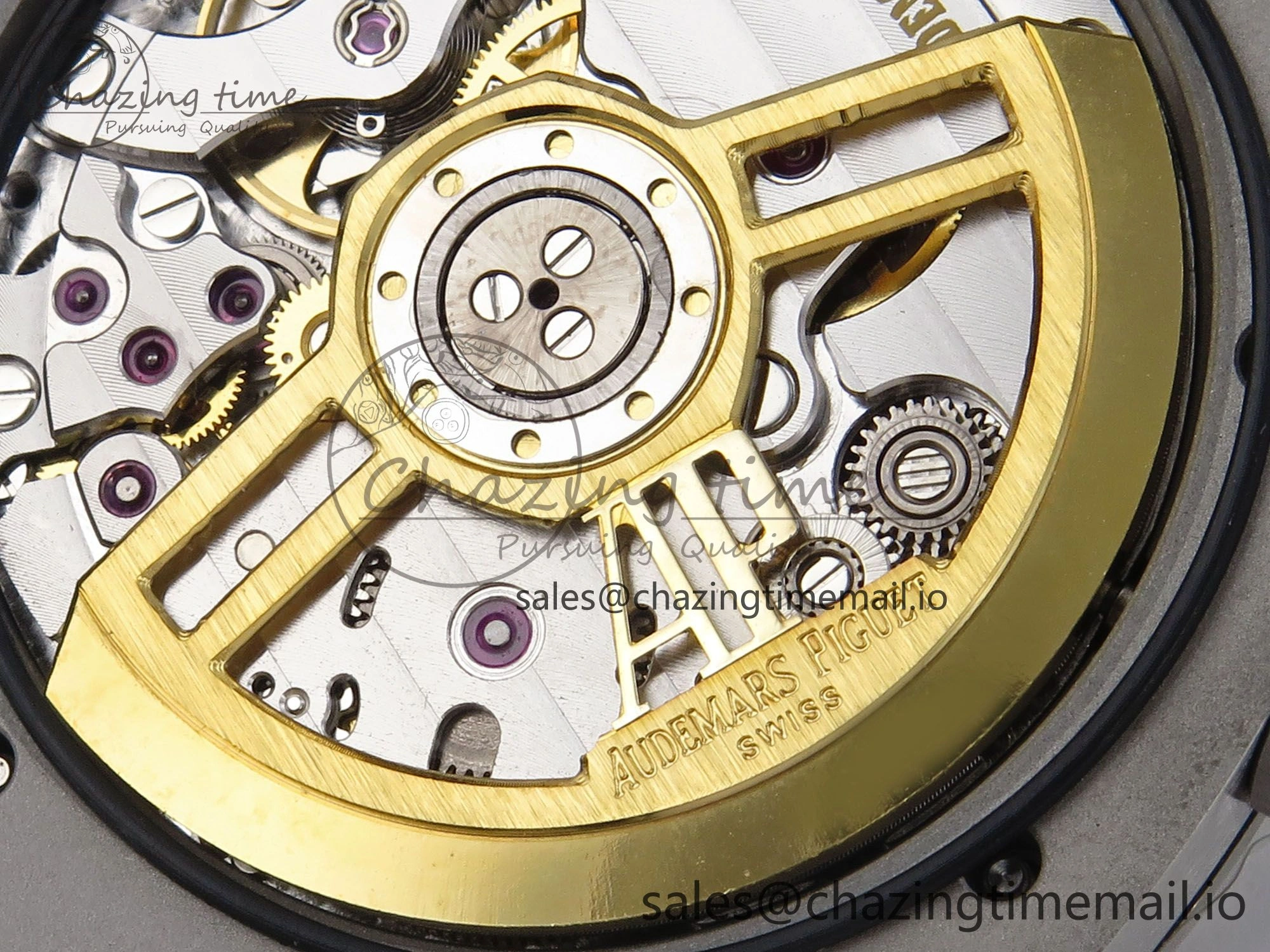 Royal Oak 41mm 15500 SS TKF 1:1 Best Edition Gray Dial on SS Bracelet SA4302 Super Clone