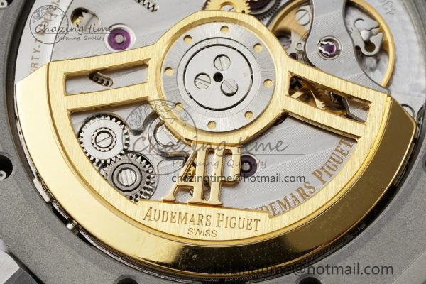 Royal Oak 41mm 15500 SS ZF 1:1 Best Edition Blue Textured Dial on SS Bracelet A4302 Super Clone V3