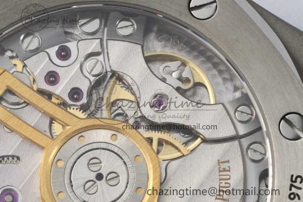 Royal Oak 41mm 15500 SS ZF 1:1 Best Edition Blue Textured Dial on SS Bracelet A4302 Super Clone