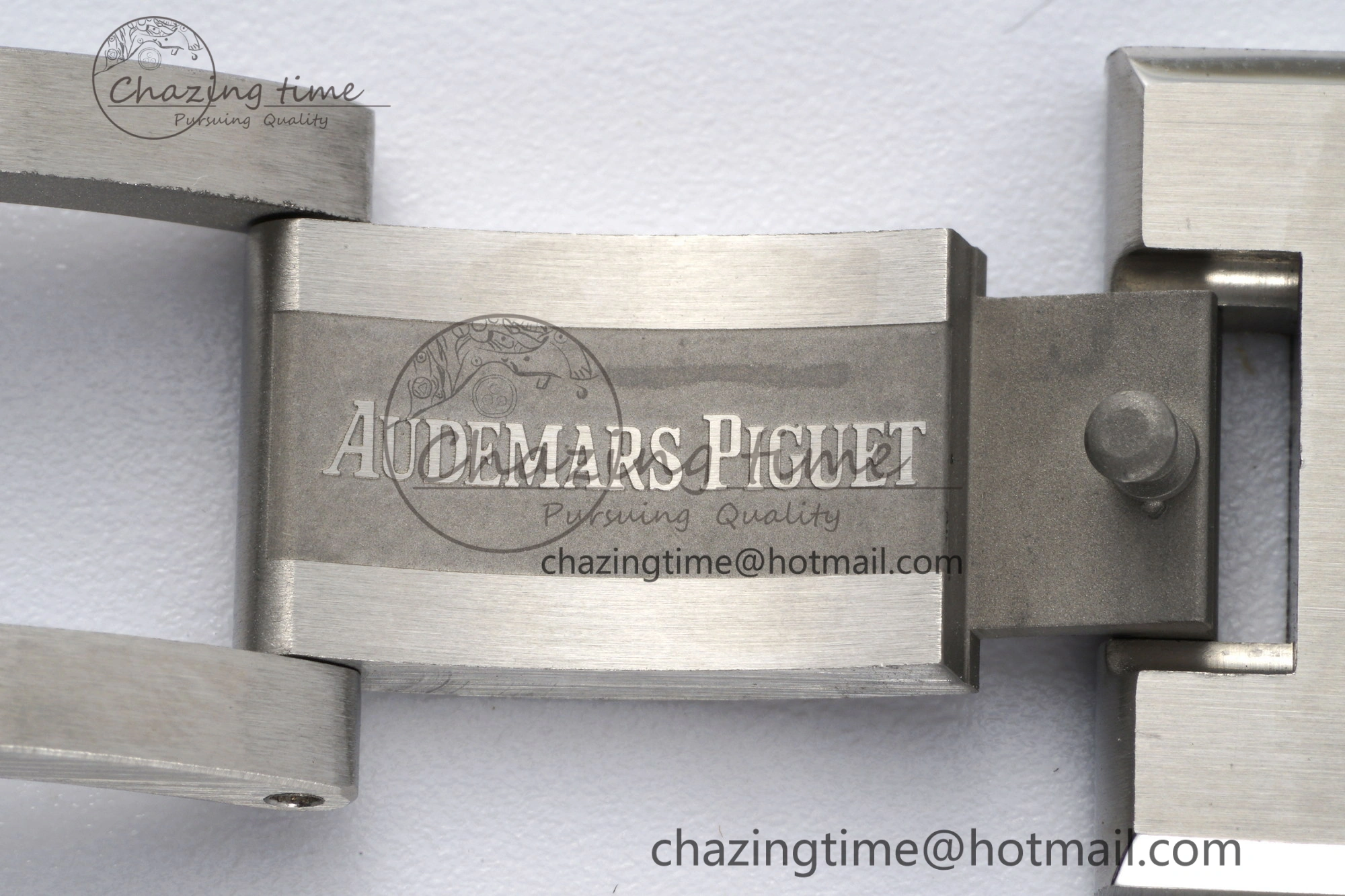 Royal Oak 41mm 15500 SS ZF 1:1 Best Edition Gray Textured Dial on SS Bracelet A4302 Super Clone V3
