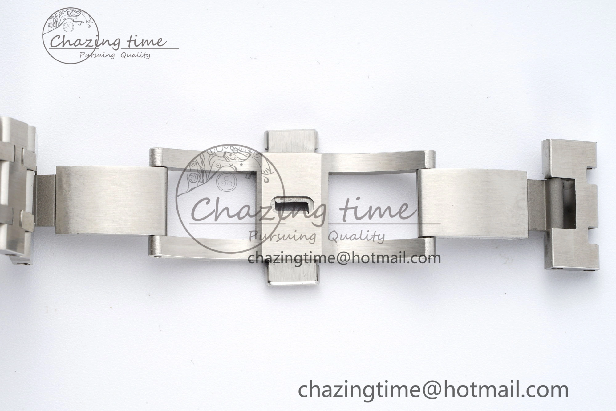 Royal Oak 41mm 15500 SS ZF 1:1 Best Edition Gray Textured Dial on SS Bracelet A4302 Super Clone V3