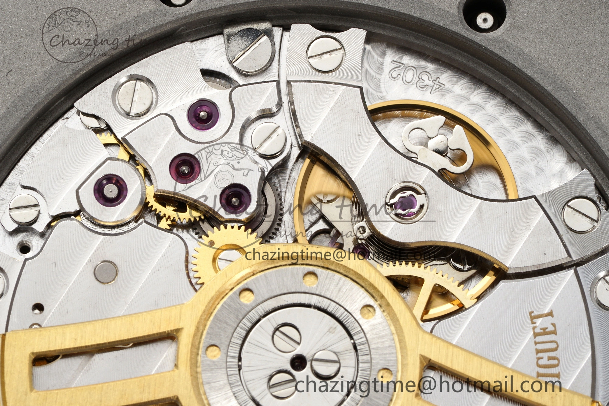 Royal Oak 41mm 15500 SS ZF 1:1 Best Edition Gray Textured Dial on SS Bracelet A4302 Super Clone V3