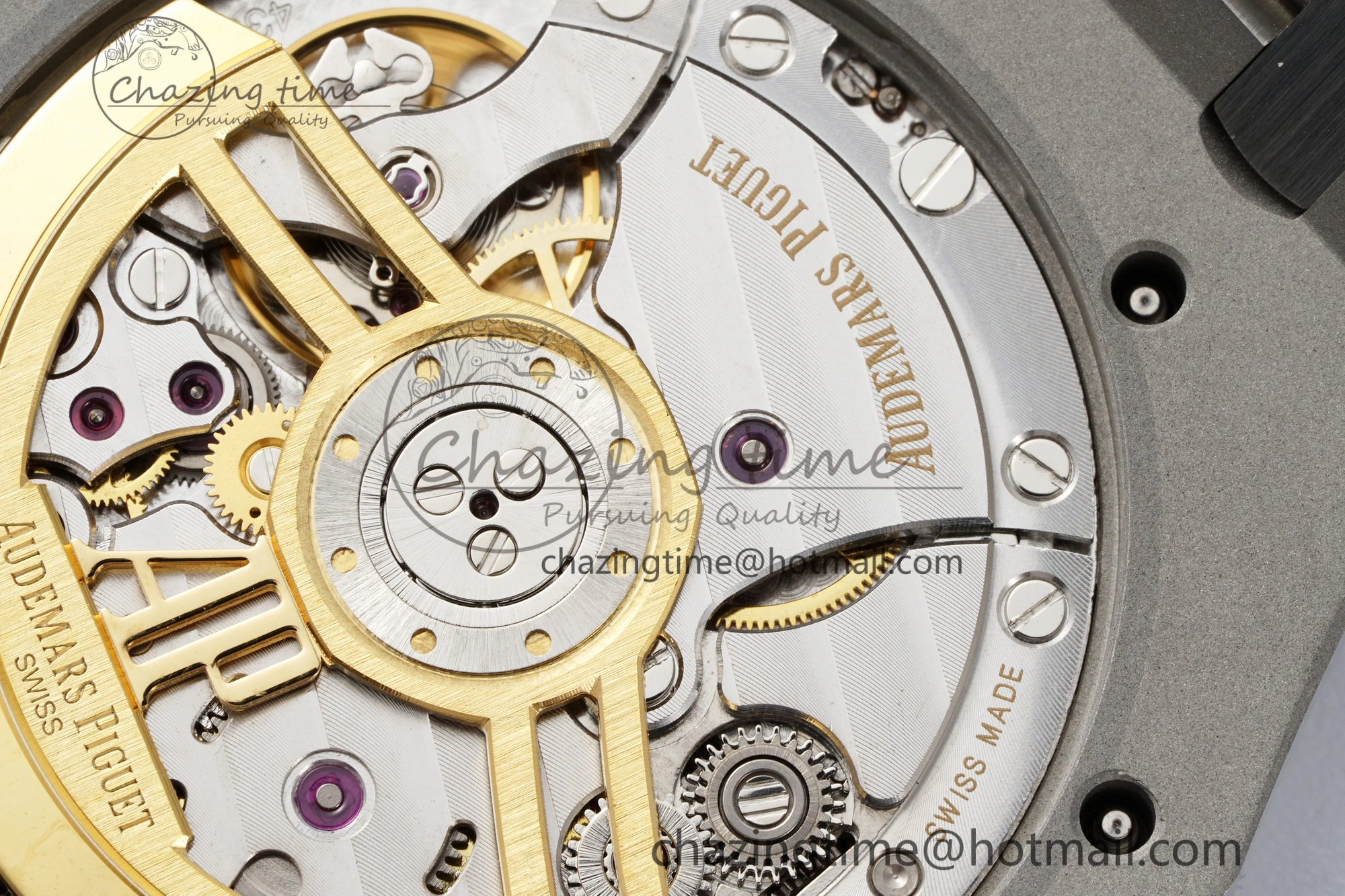 Royal Oak 41mm 15500 SS ZF 1:1 Best Edition Gray Textured Dial on SS Bracelet A4302 Super Clone V3