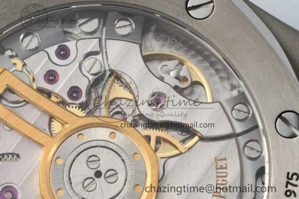 Royal Oak 41mm 15500 SS ZF 1:1 Best Edition Gray Textured Dial on SS Bracelet A4302 Super Clone
