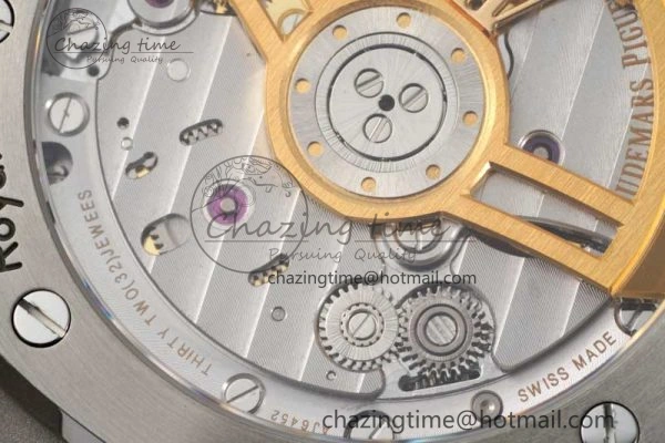 Royal Oak 41mm 15500 SS ZF 1:1 Best Edition Gray Textured Dial on SS Bracelet A4302 Super Clone