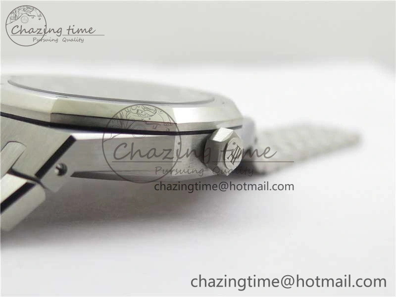 Royal Oak 41mm 15500 SS ZF 1:1 Best Edition Gray Textured Dial on SS Bracelet A4302 V2 (Free Box)