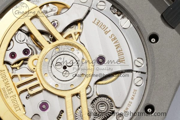 Royal Oak 41mm 15500 SS ZF 1:1 Best Edition White Textured Dial on SS Bracelet A4302 Super Clone V3
