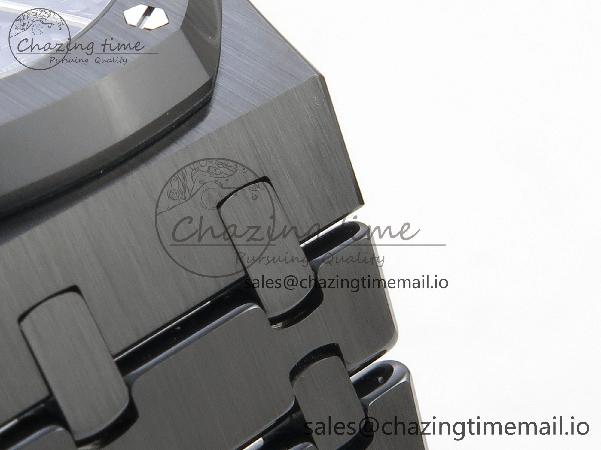 Royal Oak 41mm 15500 THBF 1:1 Best Edition Blue Dial on Black Ceramic Bracelet SA4302 Super Clone
