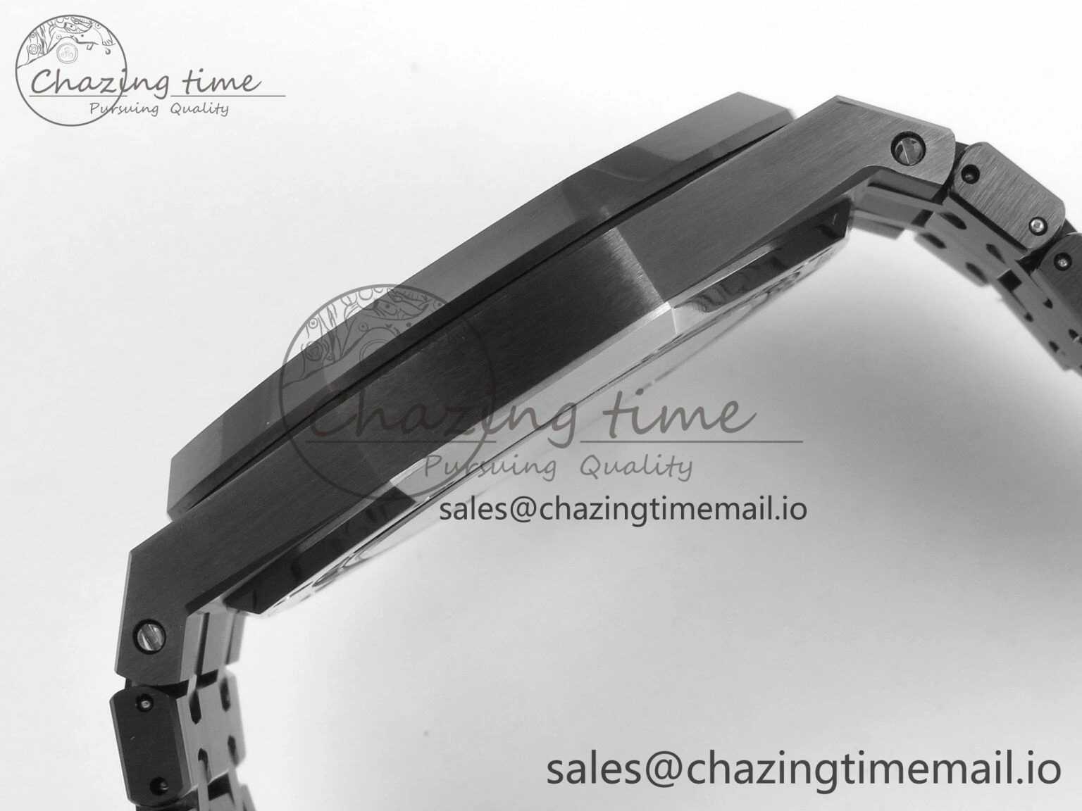 Royal Oak 41mm 15500 THBF 1:1 Best Edition Gray Dial on Black Ceramic Bracelet SA4302 Super Clone