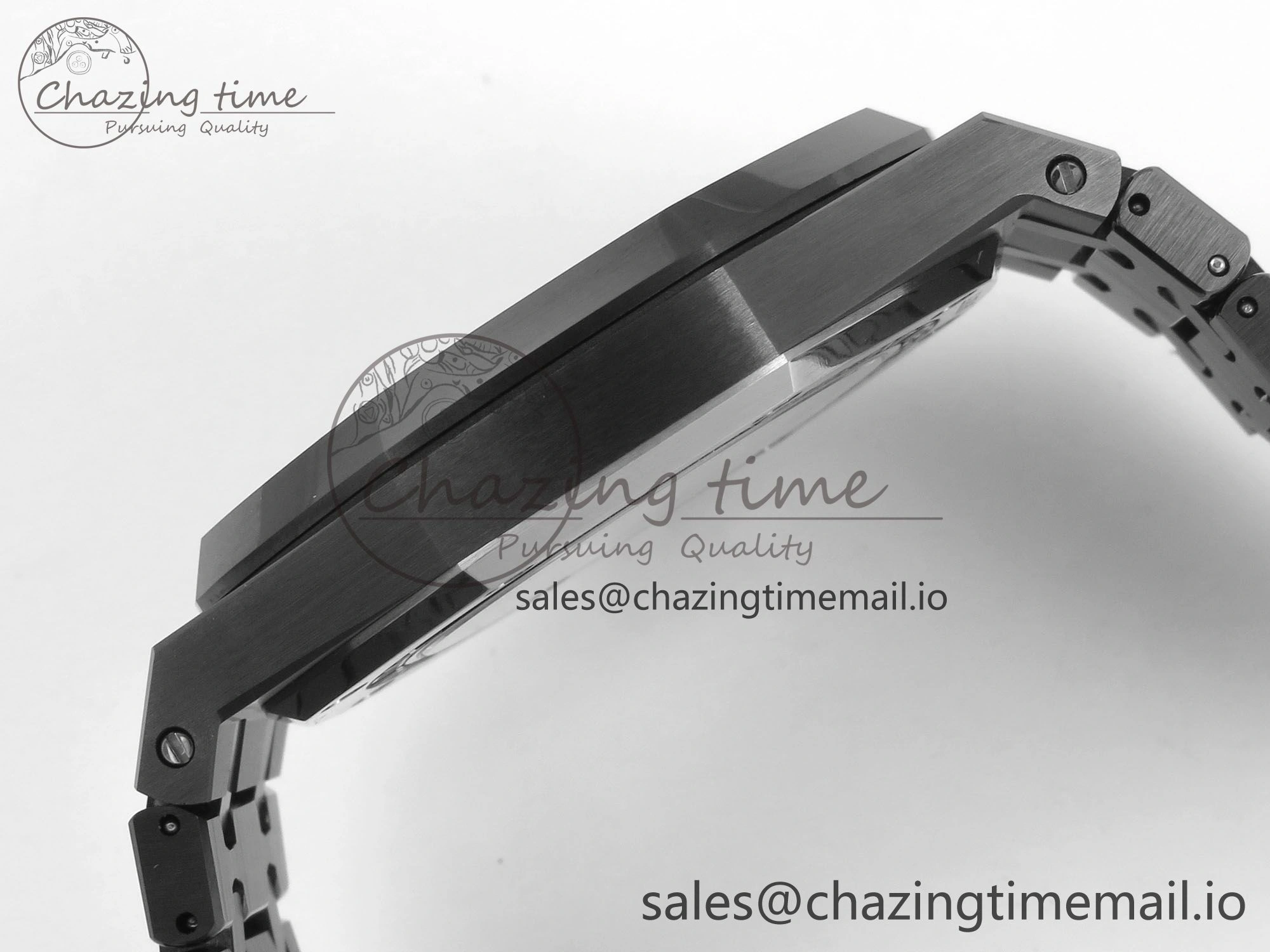 Royal Oak 41mm 15500 THBF 1:1 Best Edition Gray Dial on Black Ceramic Bracelet SA4302 Super Clone