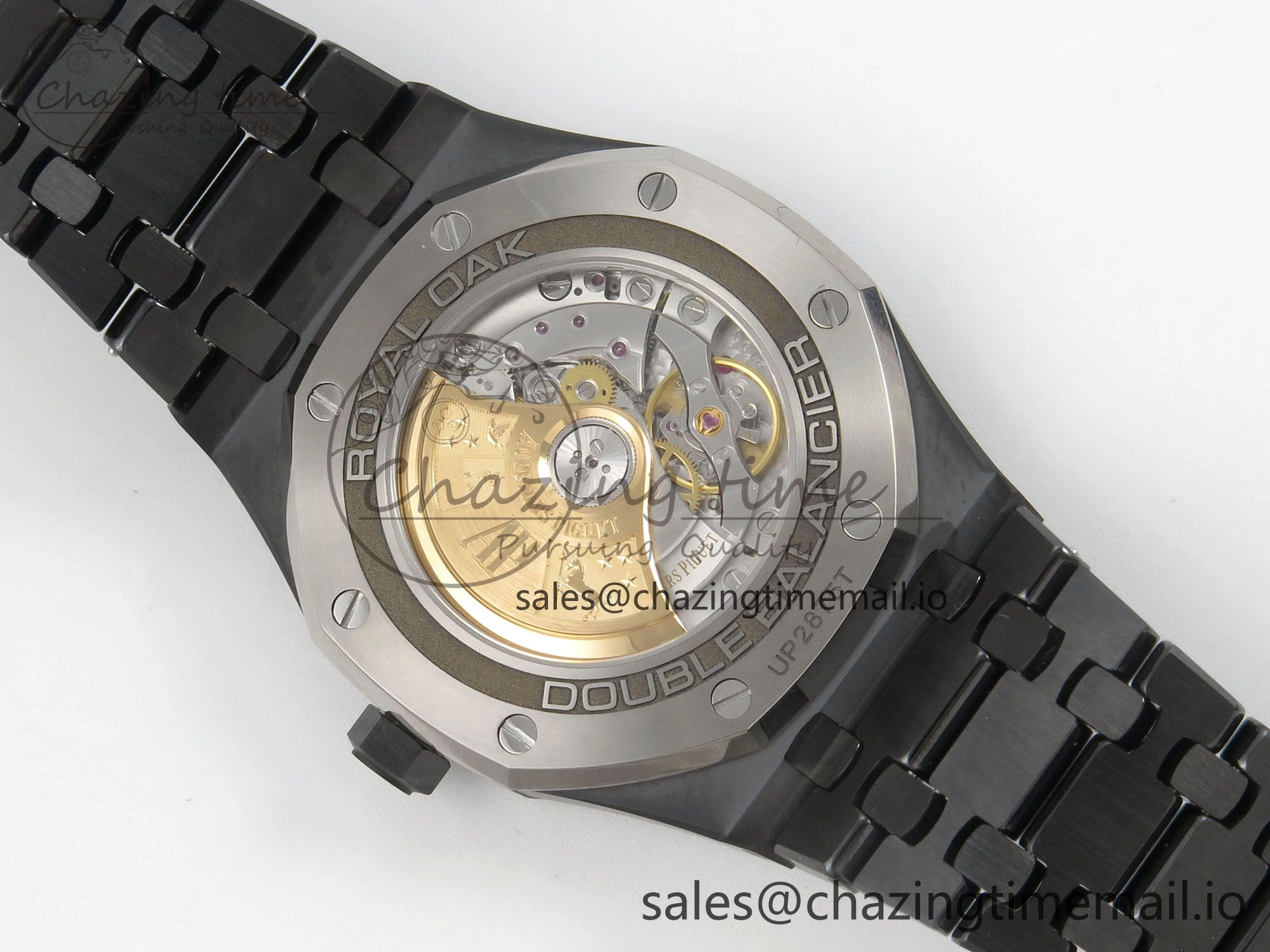 Royal Oak 41mm 15500 THBF 1:1 Best Edition Gray Dial on Black Ceramic Bracelet SA4302 Super Clone