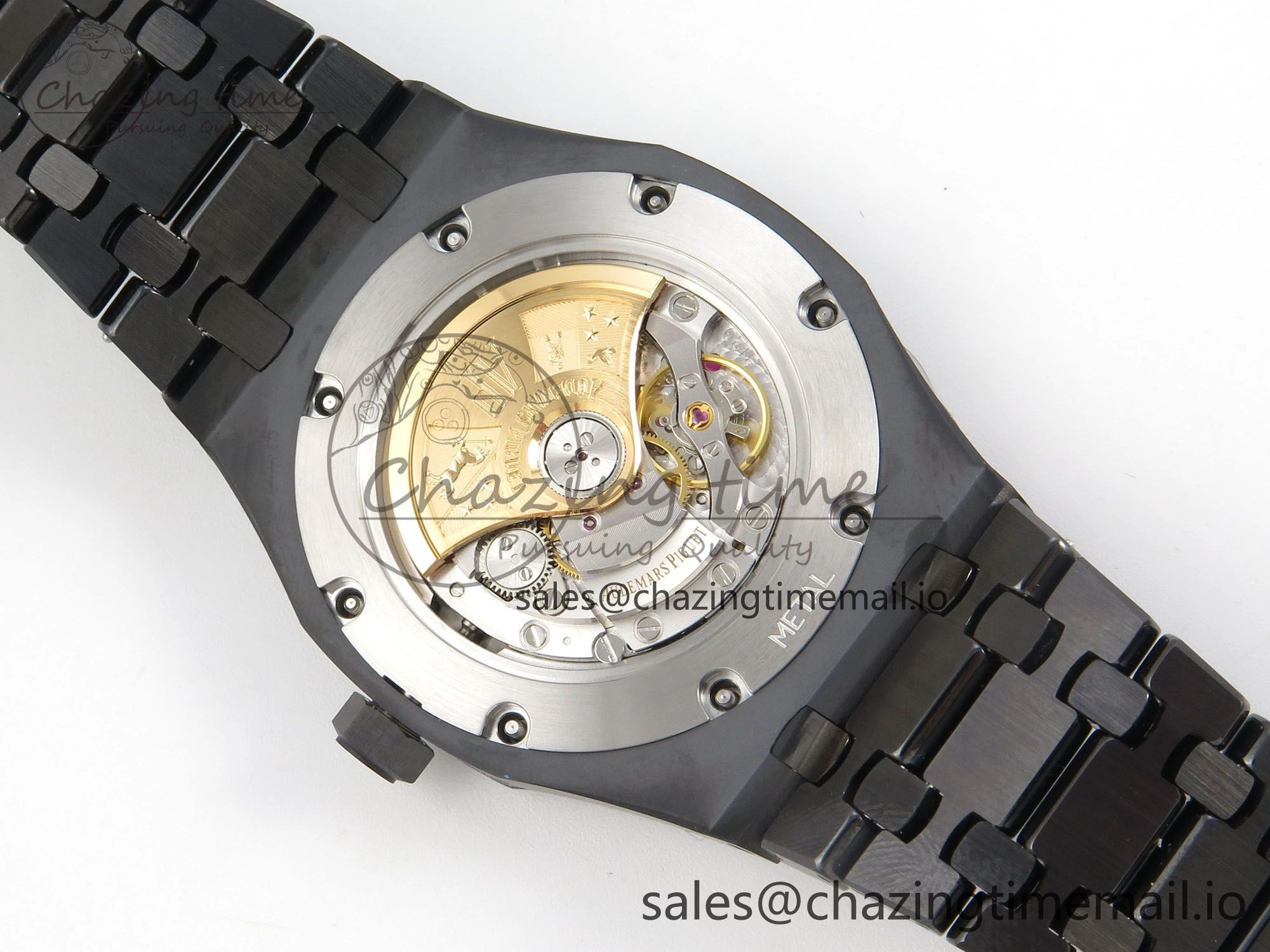 Royal Oak 41mm 15500 THBF 1:1 Best Edition Gray Dial on Black Ceramic Bracelet SA4302 Super Clone
