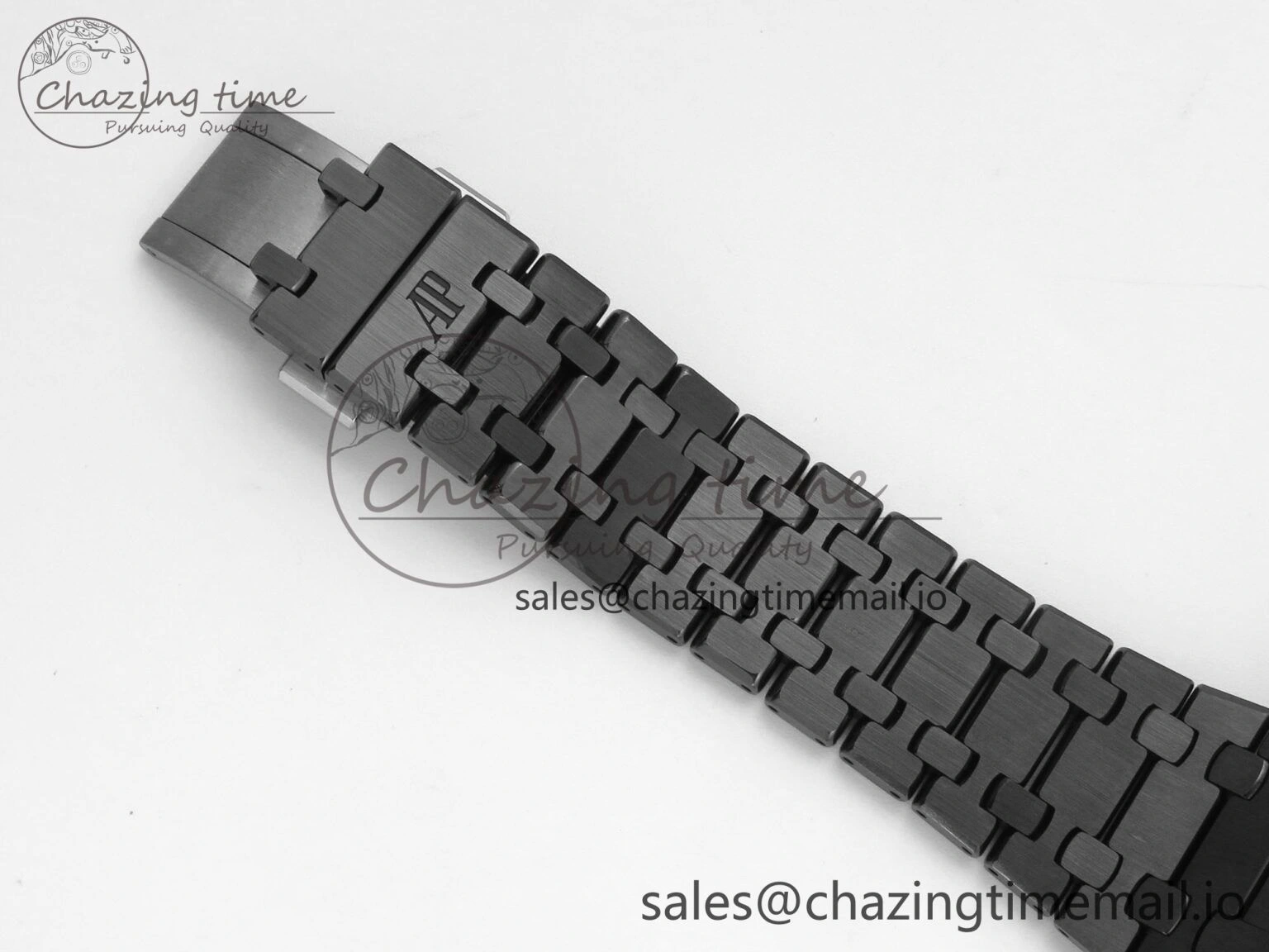 Royal Oak 41mm 15500 THBF 1:1 Best Edition Gray Dial on Black Ceramic Bracelet SA4302 Super Clone