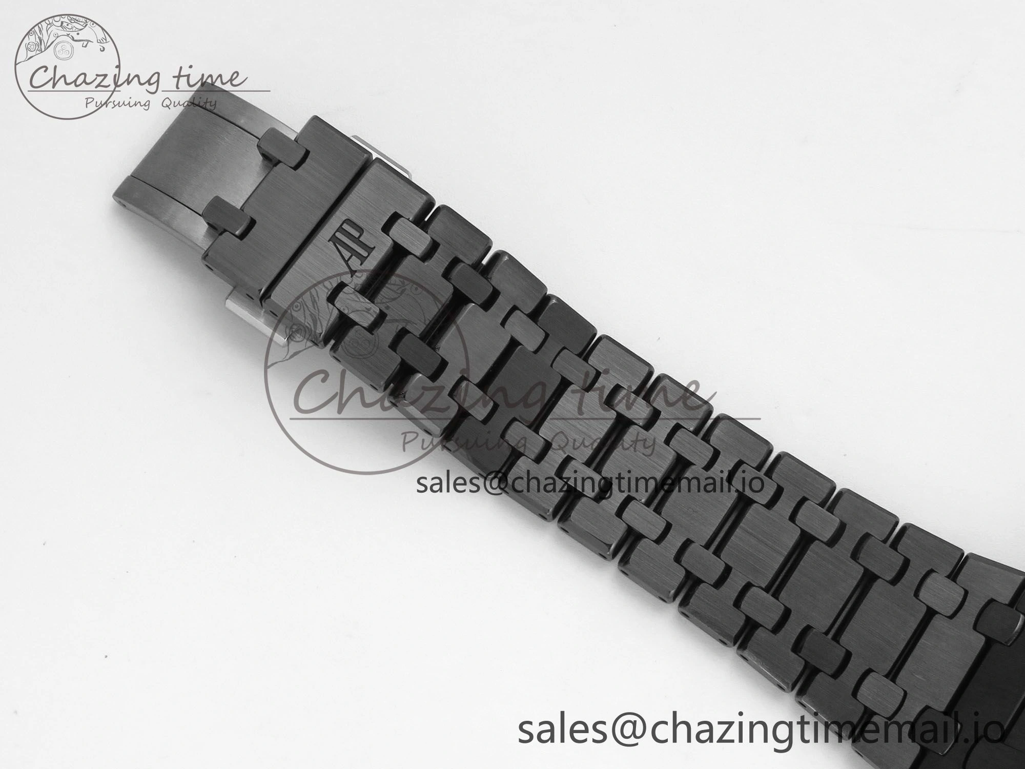 Royal Oak 41mm 15500 THBF 1:1 Best Edition Gray Dial on Black Ceramic Bracelet SA4302 Super Clone