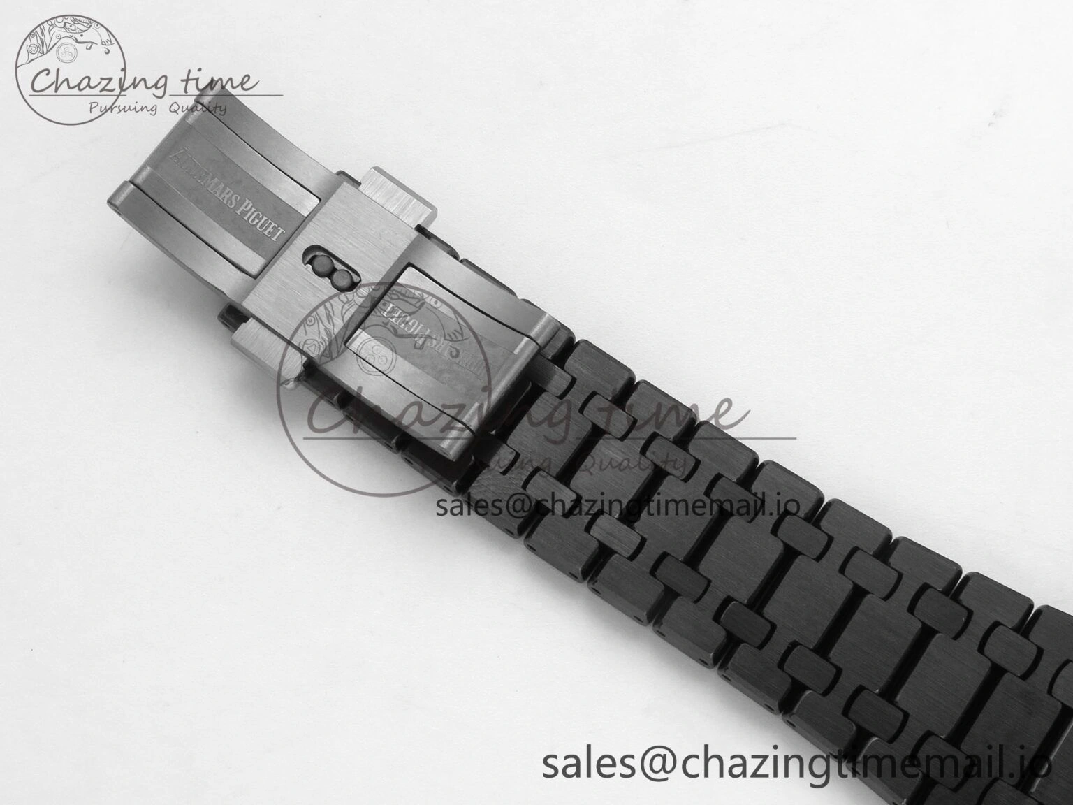 Royal Oak 41mm 15500 THBF 1:1 Best Edition Gray Dial on Black Ceramic Bracelet SA4302 Super Clone