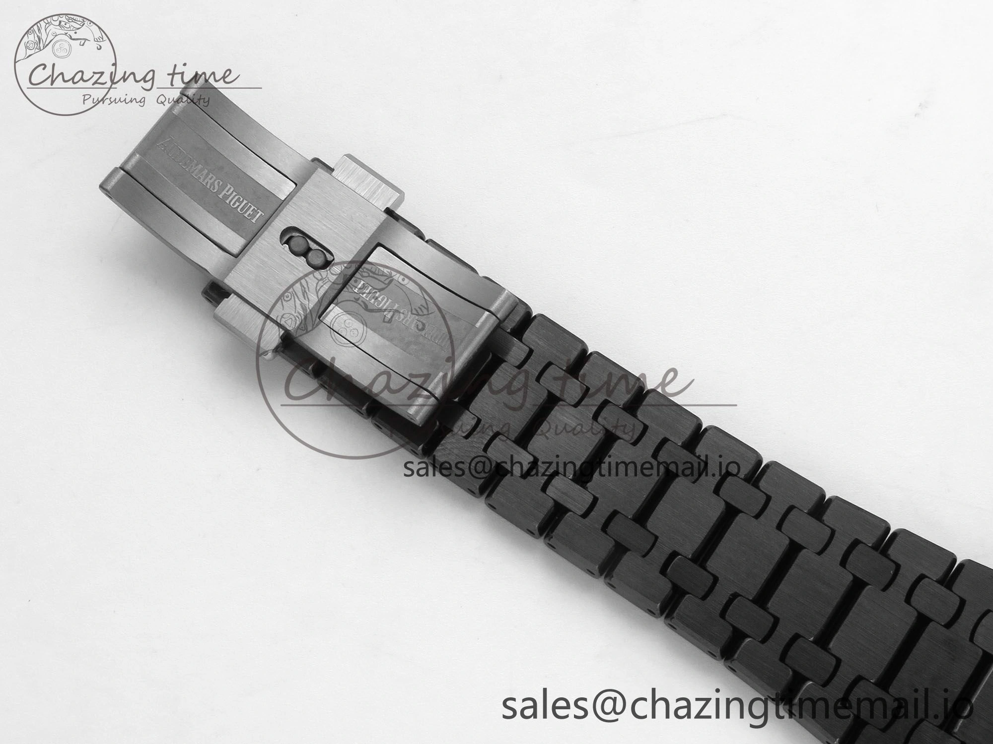 Royal Oak 41mm 15500 THBF 1:1 Best Edition Gray Dial on Black Ceramic Bracelet SA4302 Super Clone