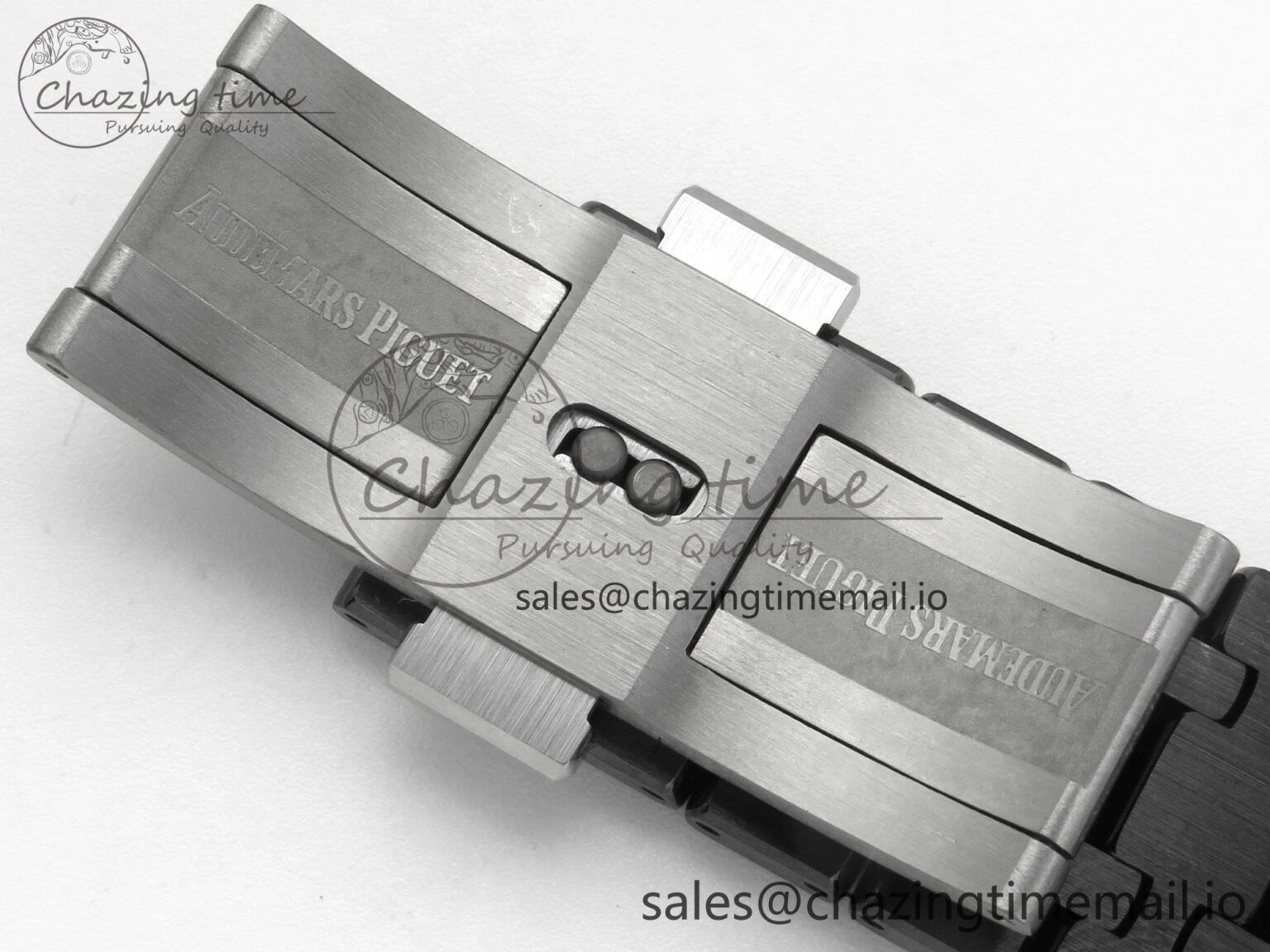 Royal Oak 41mm 15500 THBF 1:1 Best Edition Gray Dial on Black Ceramic Bracelet SA4302 Super Clone