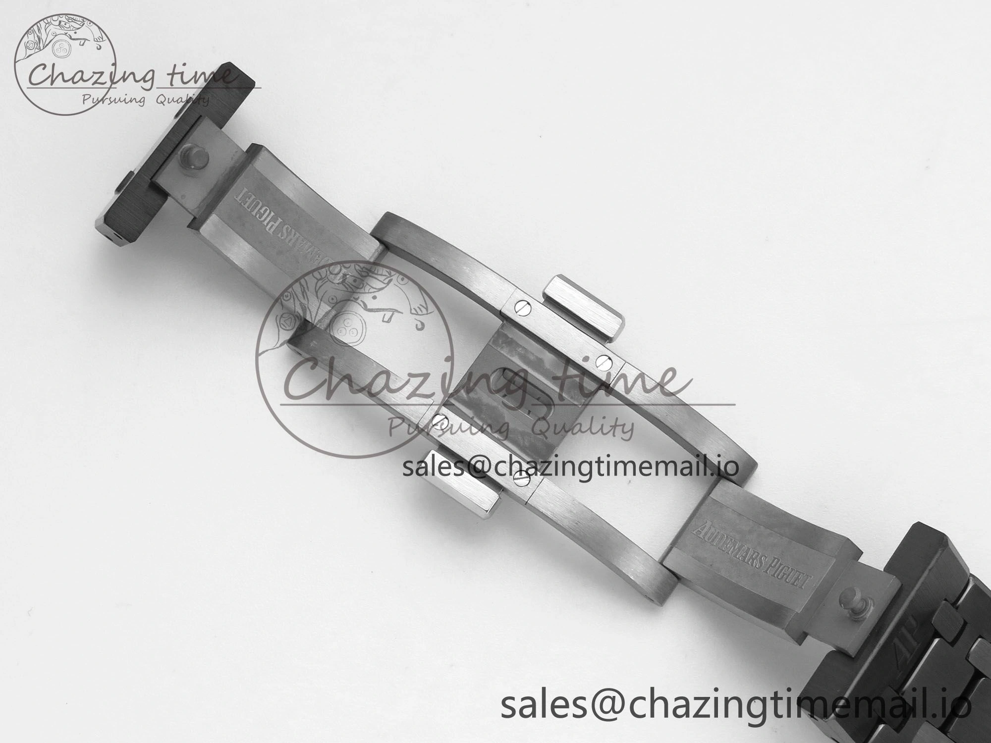 Royal Oak 41mm 15500 THBF 1:1 Best Edition Gray Dial on Black Ceramic Bracelet SA4302 Super Clone