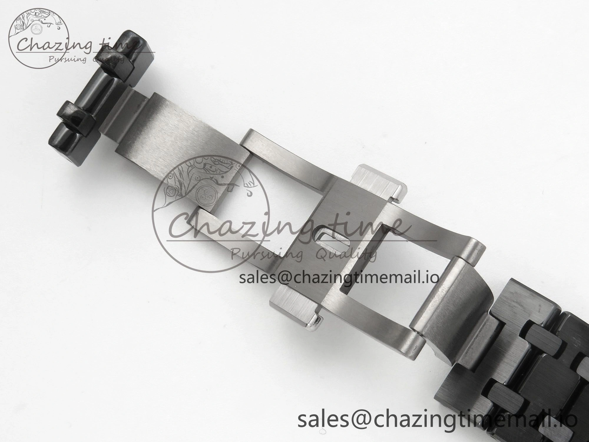 Royal Oak 41mm 15500 THBF 1:1 Best Edition Gray Dial on Black Ceramic Bracelet SA4302 Super Clone