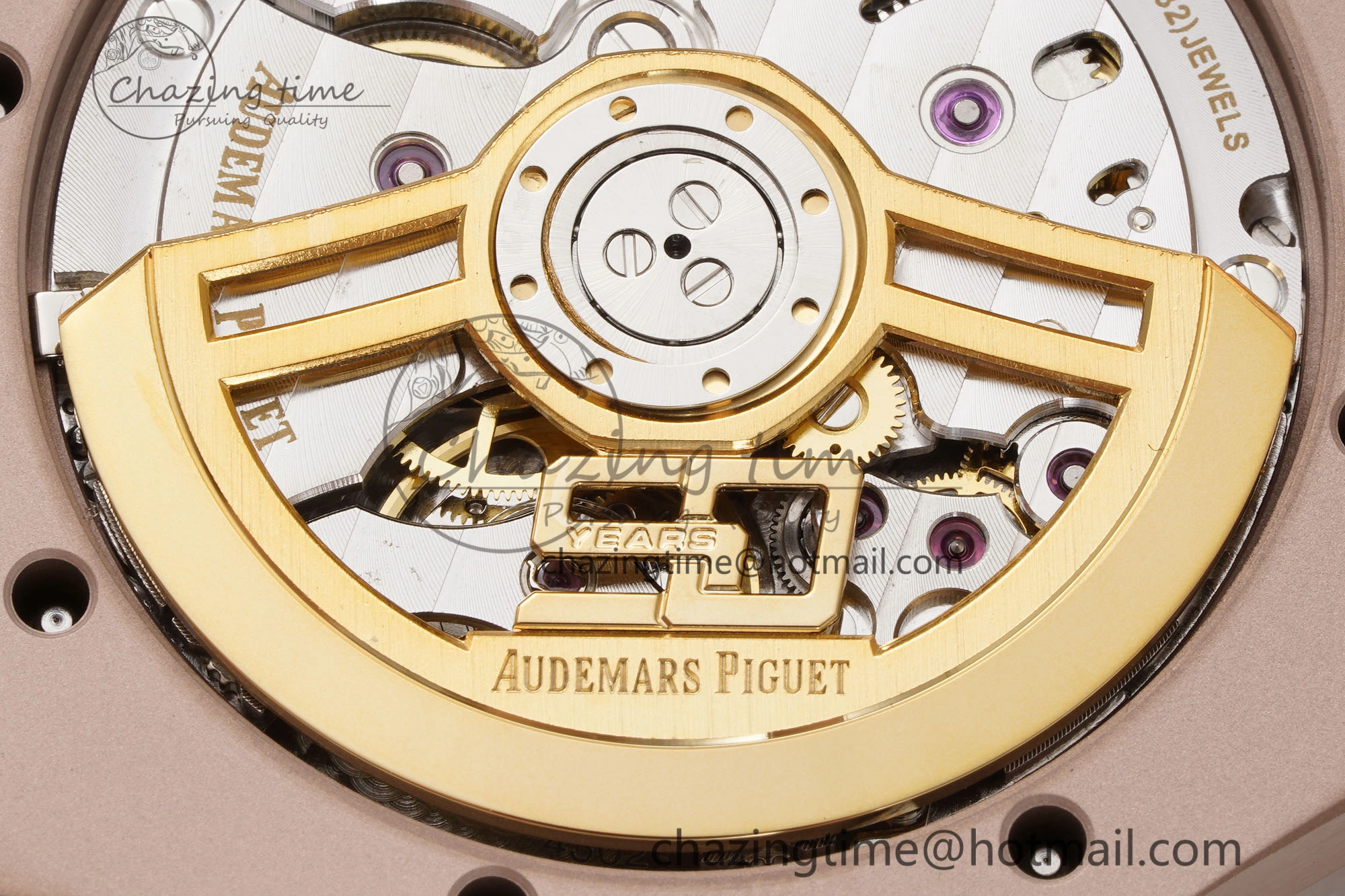 Royal Oak 41mm 15510 “50th Anniversary” RG APSF 1:1 Best Edition Blue Dial on RG Bracelet SA4302 Super Clone
