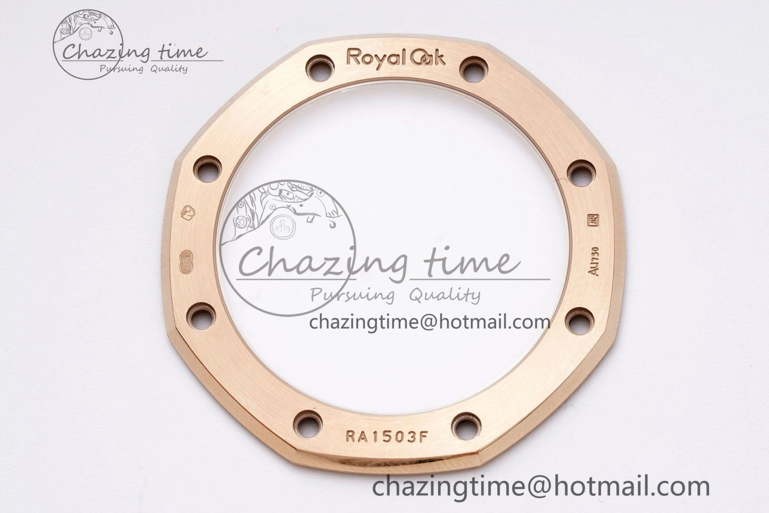 Royal Oak 41mm 15510 “50th Anniversary” RG APSF 1:1 Best Edition Blue Dial on RG Bracelet SA4302 Super Clone