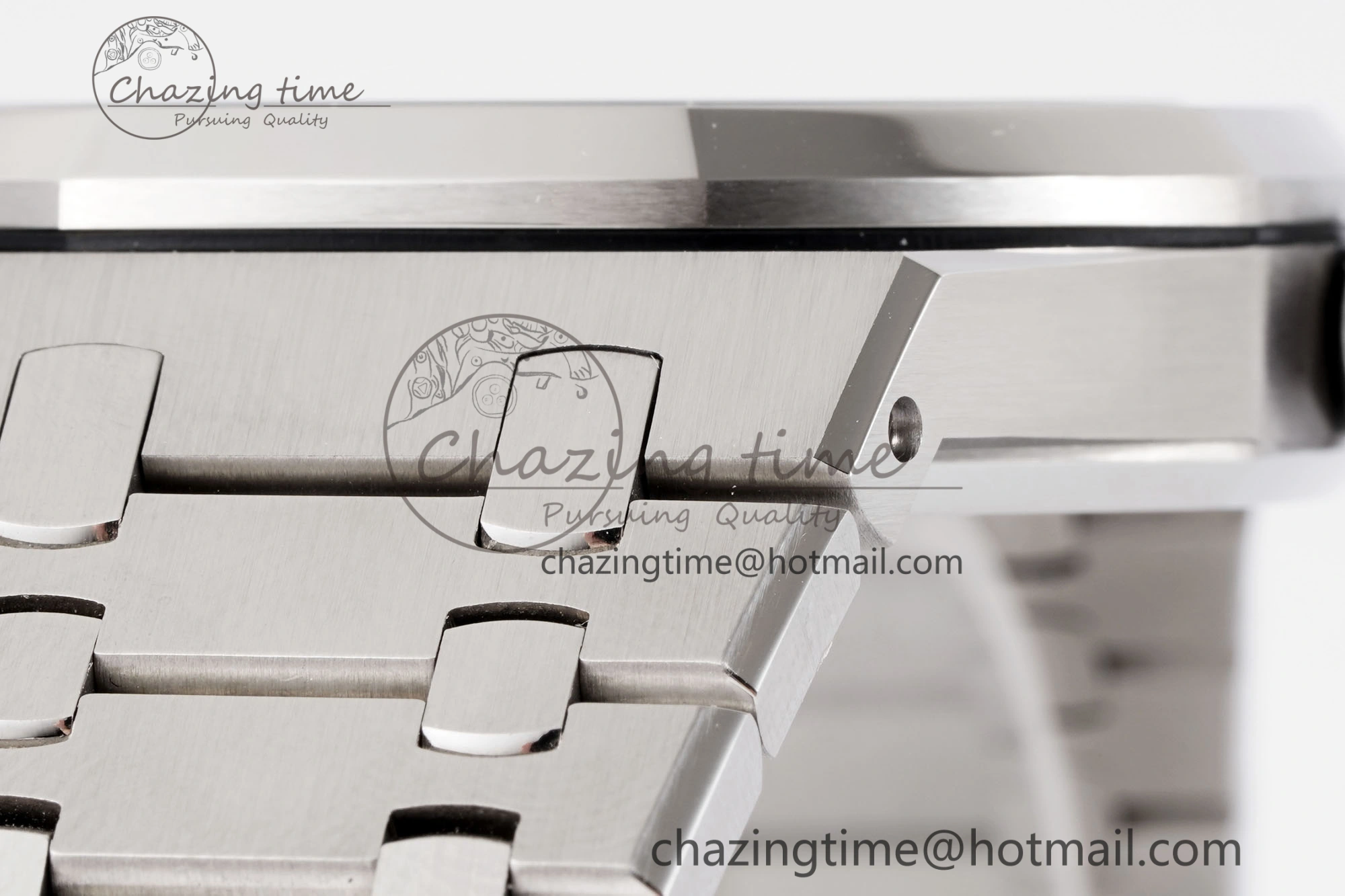 Royal Oak 41mm 15510 “50th Anniversary” SS APSF 1:1 Best Edition Gray Dial on SS Bracelet SA4302 Super Clone
