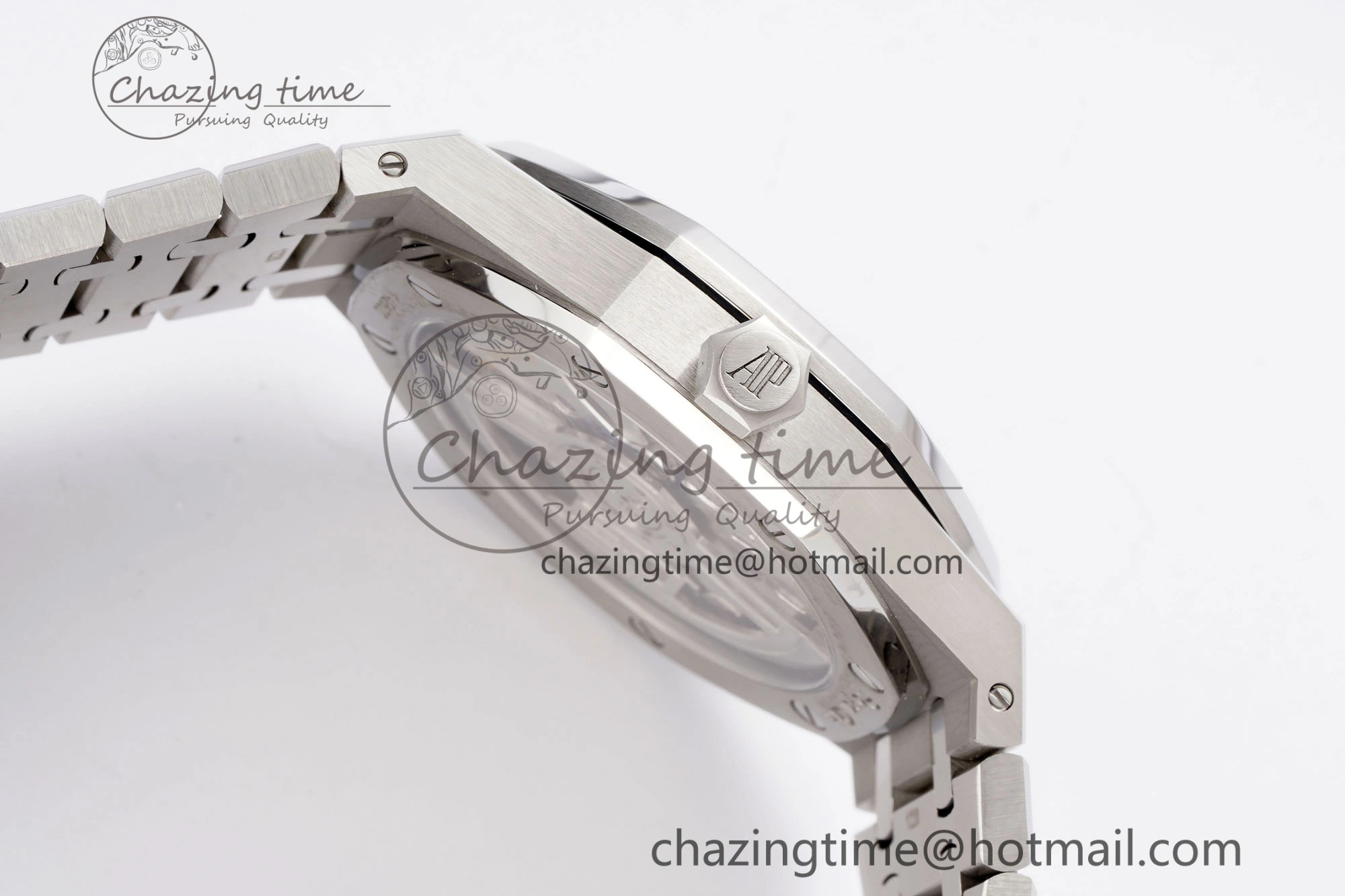 Royal Oak 41mm 15510 “50th Anniversary” SS APSF 1:1 Best Edition Gray Dial on SS Bracelet SA4302 Super Clone