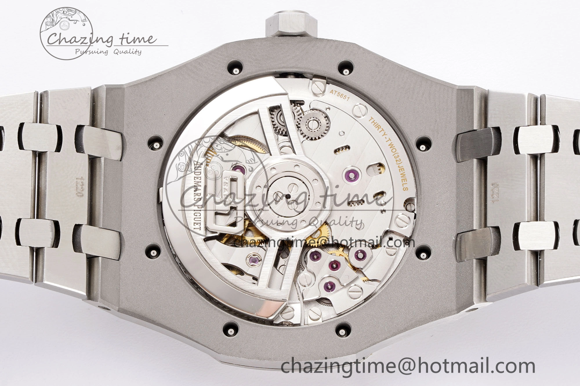 Royal Oak 41mm 15510 “50th Anniversary” SS APSF 1:1 Best Edition Gray Dial on SS Bracelet SA4302 Super Clone