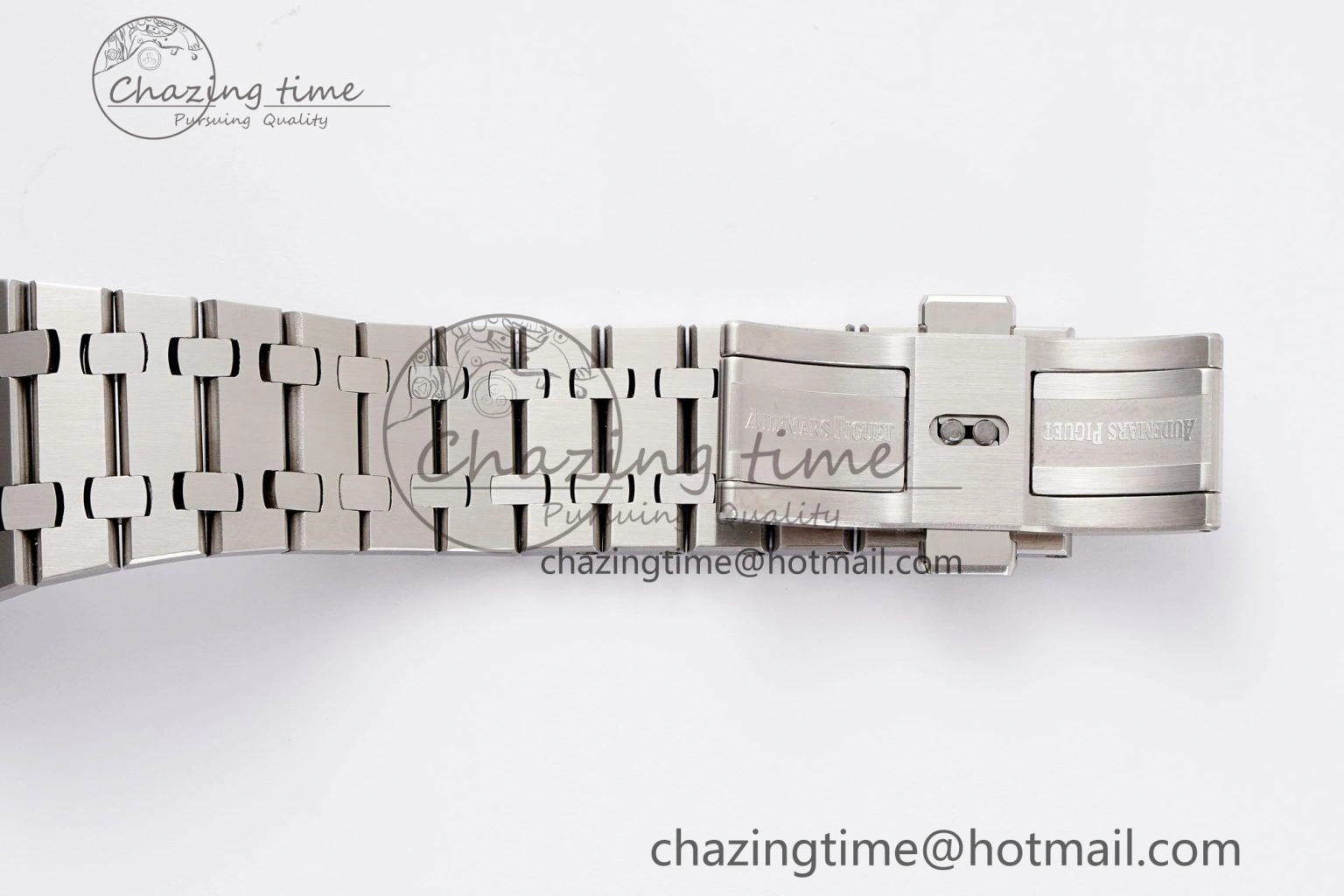 Royal Oak 41mm 15510 “50th Anniversary” SS APSF 1:1 Best Edition Gray Dial on SS Bracelet SA4302 Super Clone