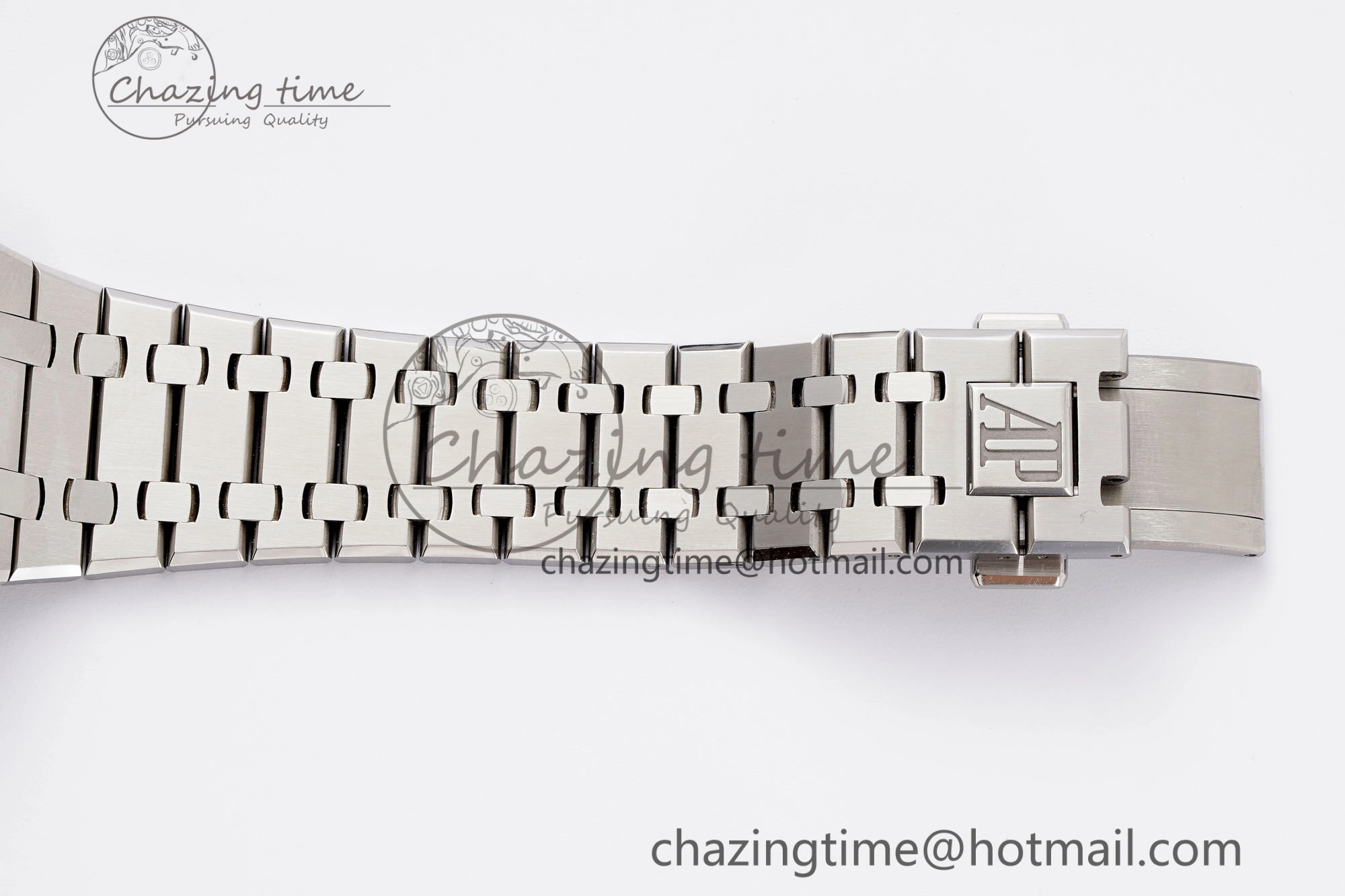 Royal Oak 41mm 15510 “50th Anniversary” SS APSF 1:1 Best Edition Gray Dial on SS Bracelet SA4302 Super Clone