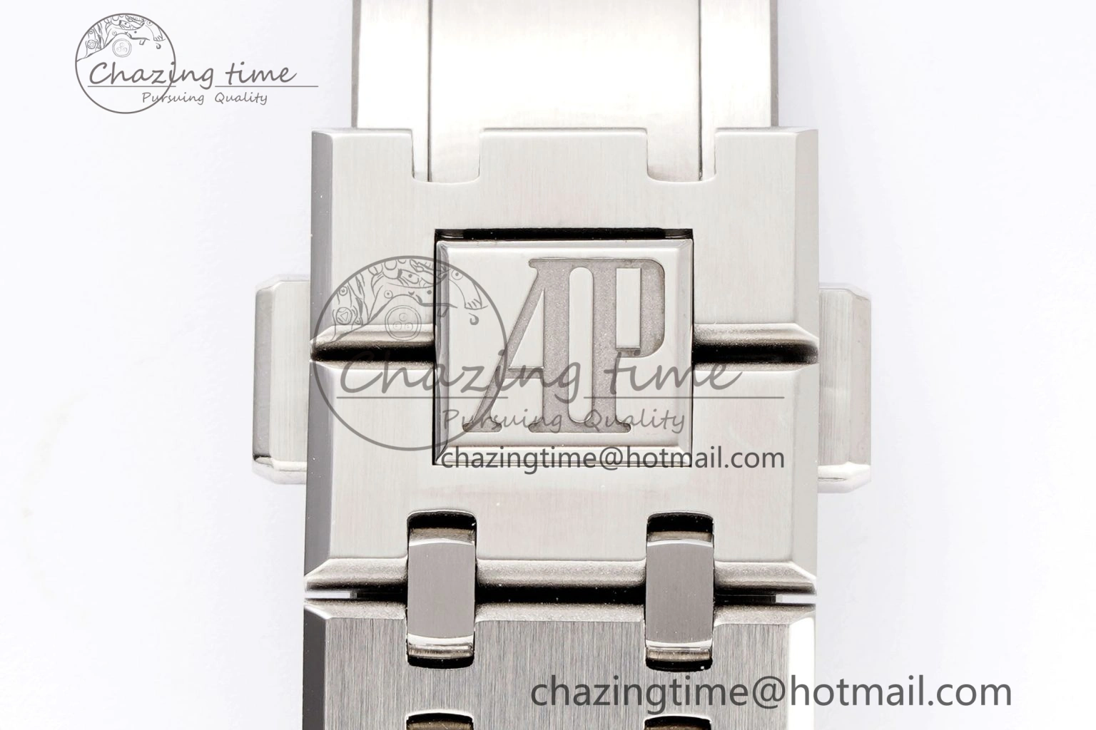 Royal Oak 41mm 15510 “50th Anniversary” SS APSF 1:1 Best Edition Gray Dial on SS Bracelet SA4302 Super Clone