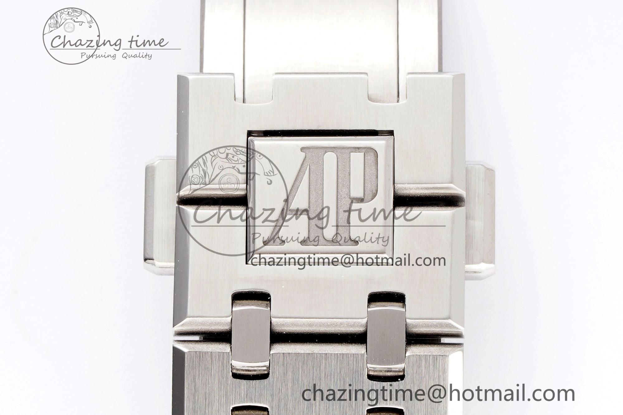 Royal Oak 41mm 15510 “50th Anniversary” SS APSF 1:1 Best Edition Gray Dial on SS Bracelet SA4302 Super Clone