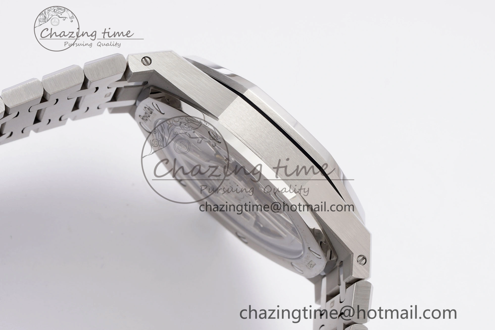 Royal Oak 41mm 15510 “50th Anniversary” SS APSF 1:1 Best Edition Green Dial on SS Bracelet SA4302 Super Clone